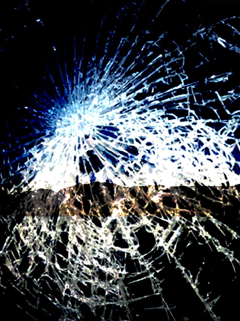 Broken Screen Wallpaper For Apple iPhone 5, 6 and 7
