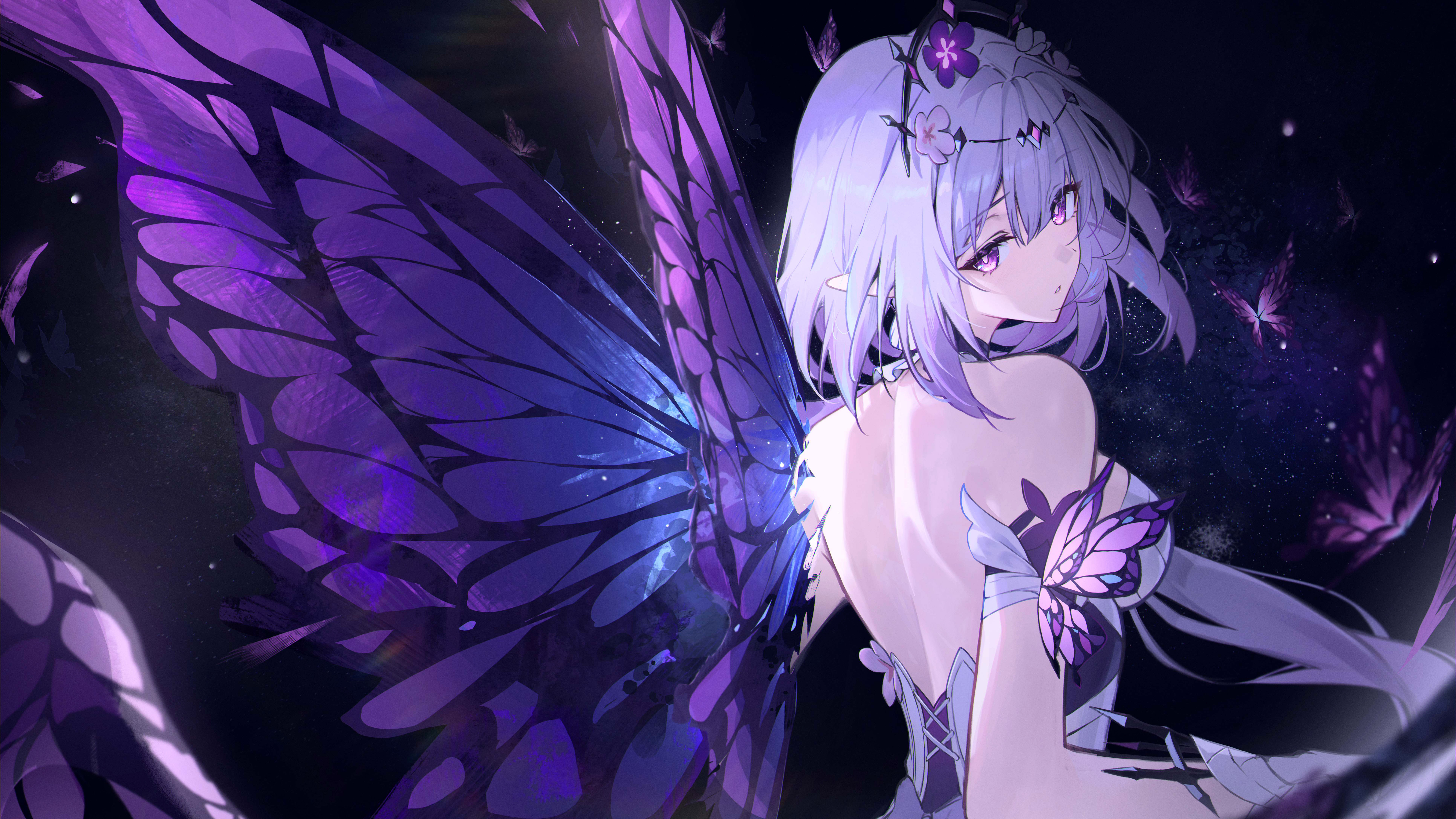 Castorice Wallpaper 4K, Purple aesthetic