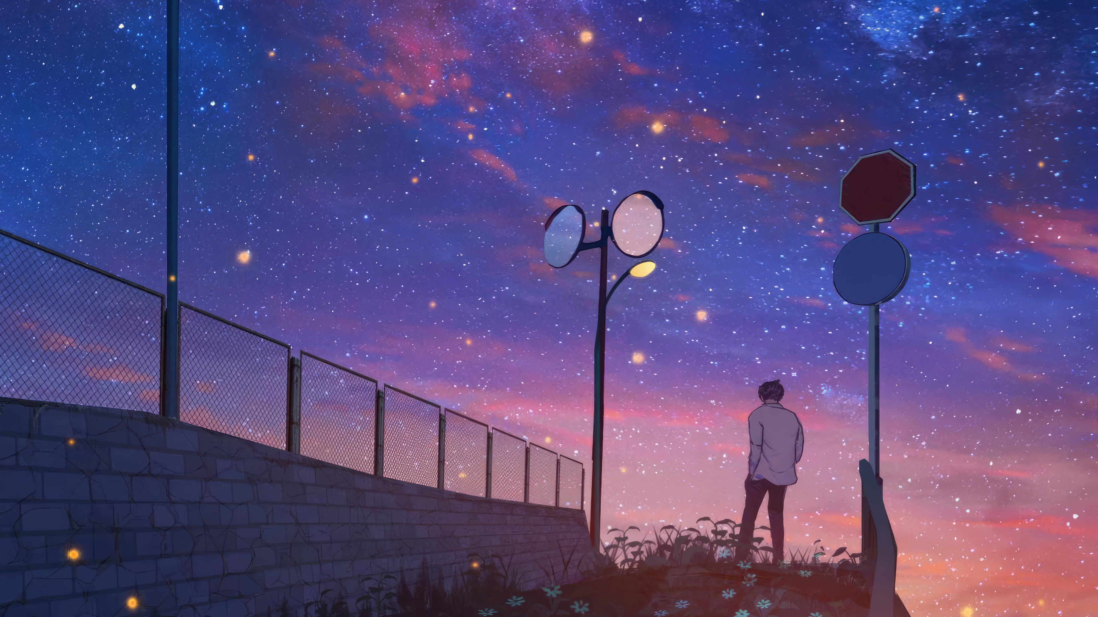 Solitude Path An Anime Boy Solo Journey Wallpaper, HD Anime Wallpaper, 4k Wallpaper, Image, Background, Photos and Picture