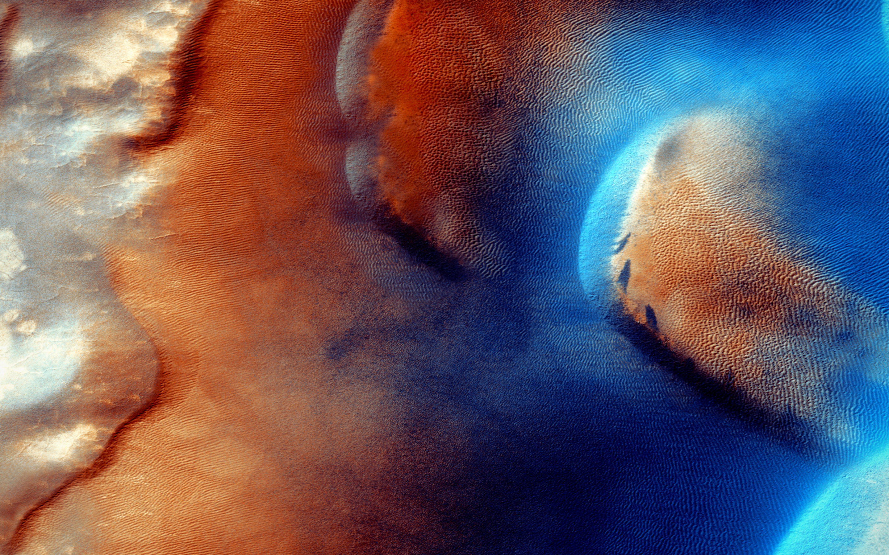 Mars Wallpaper 4K, Surface, Aerial view, 5K