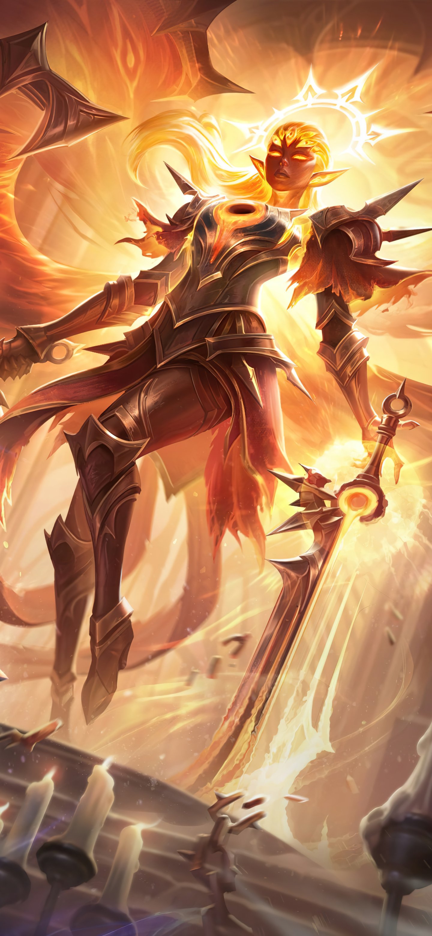 Kayle (League Of Legends) Phone Wallpaper