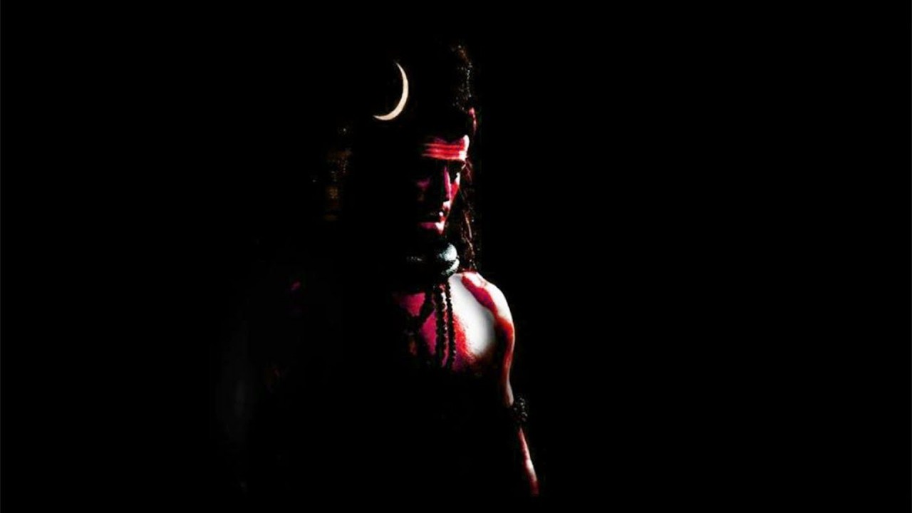 Lord Shiva With Dark Black Background HD Mahadev Wallpaper