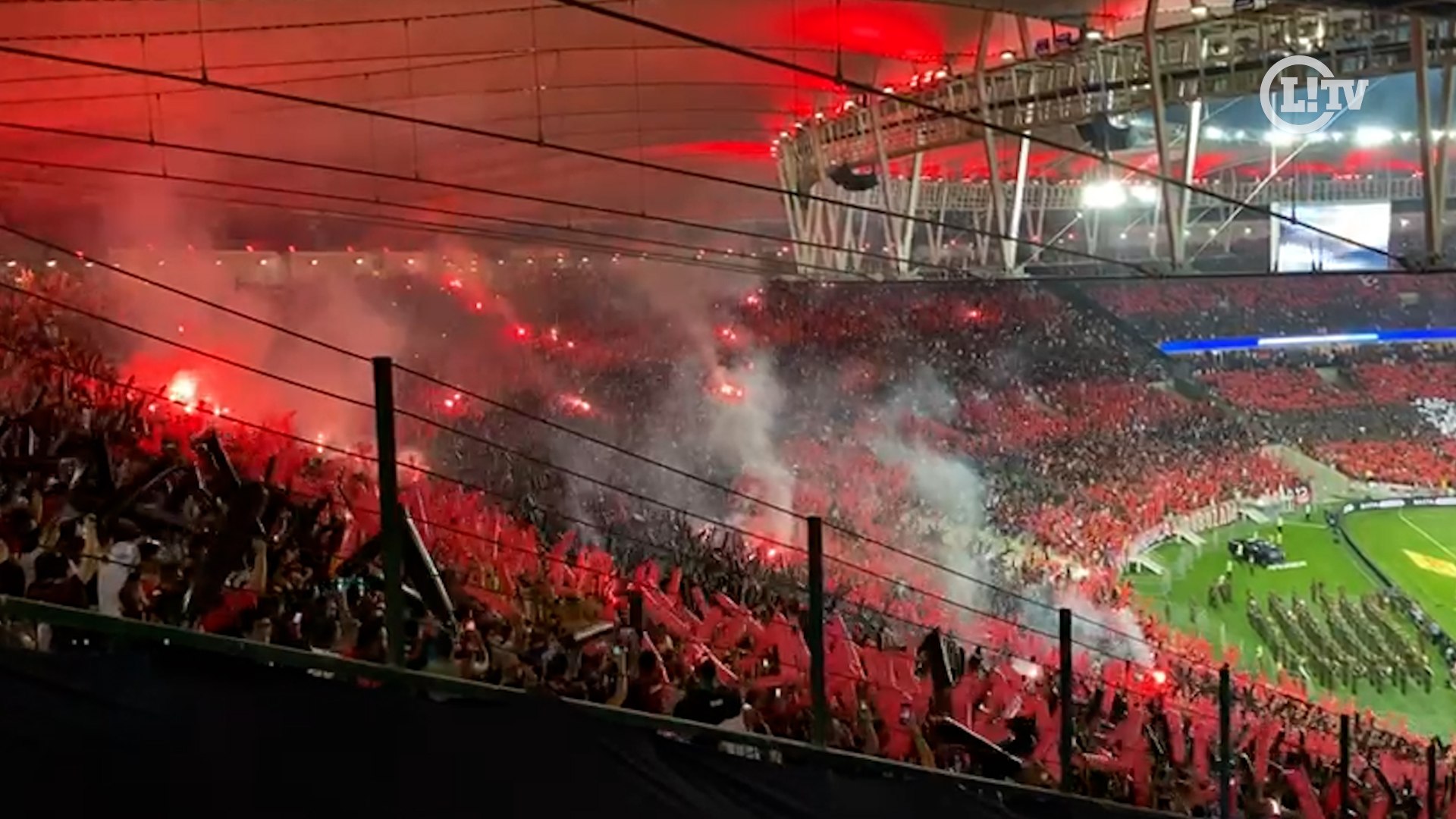 Torcida Do Flamengo Dá Show No Maracanã Totalmente Rubro Negro