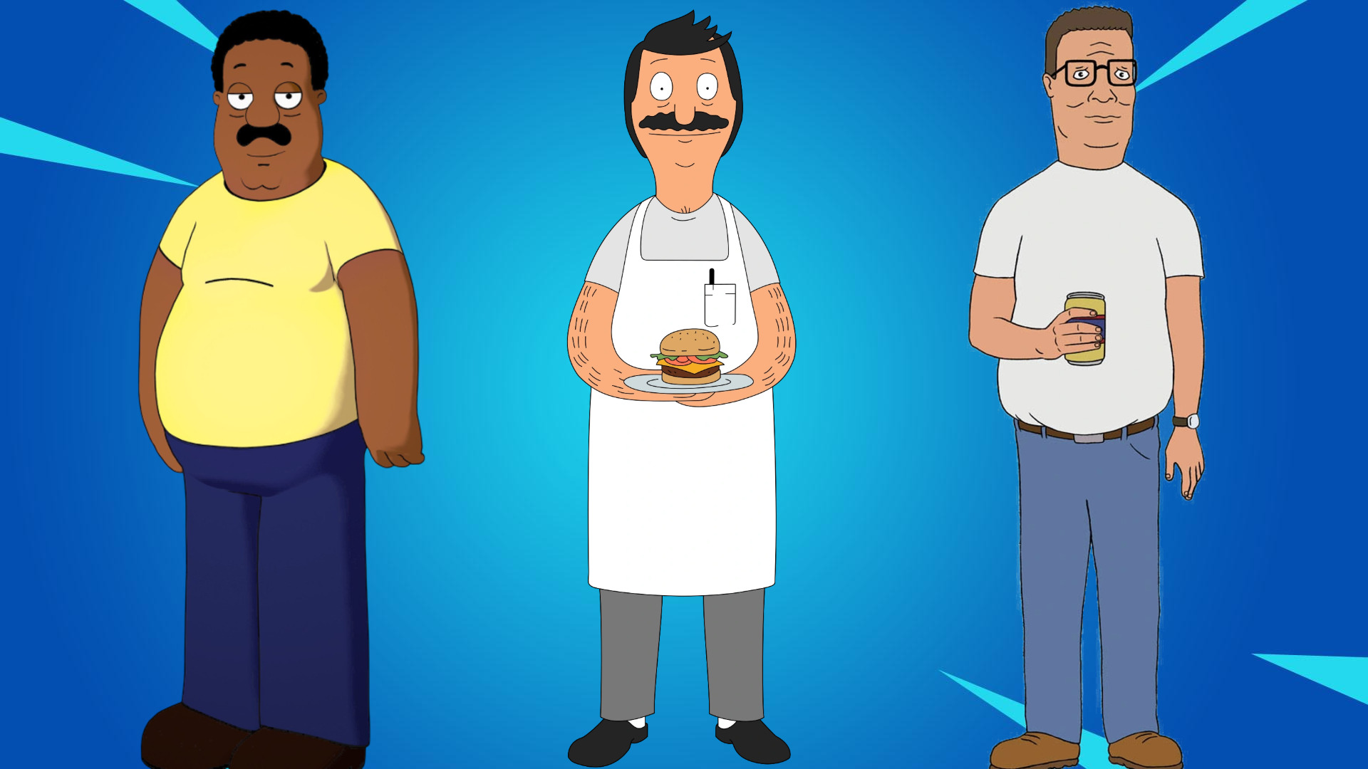 Fortnite will add Cleveland Brown, Bob Belcher, & Hank Hill to celebrate Father's Day