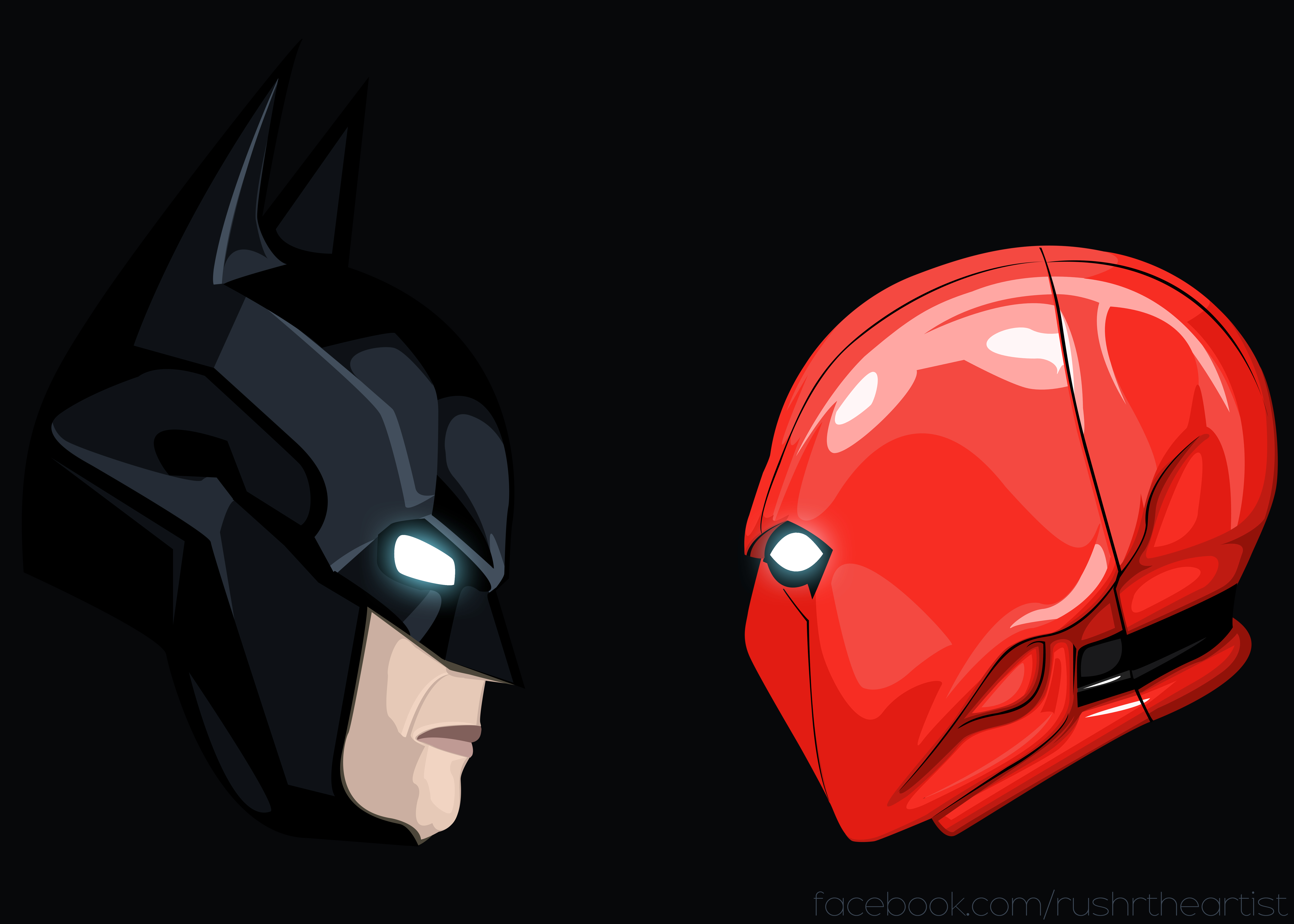 Batman And Red Hood Artwork Wallpaper, HD Superheroes Wallpaper, 4k Wallpaper, Image, Background, Photos and Picture