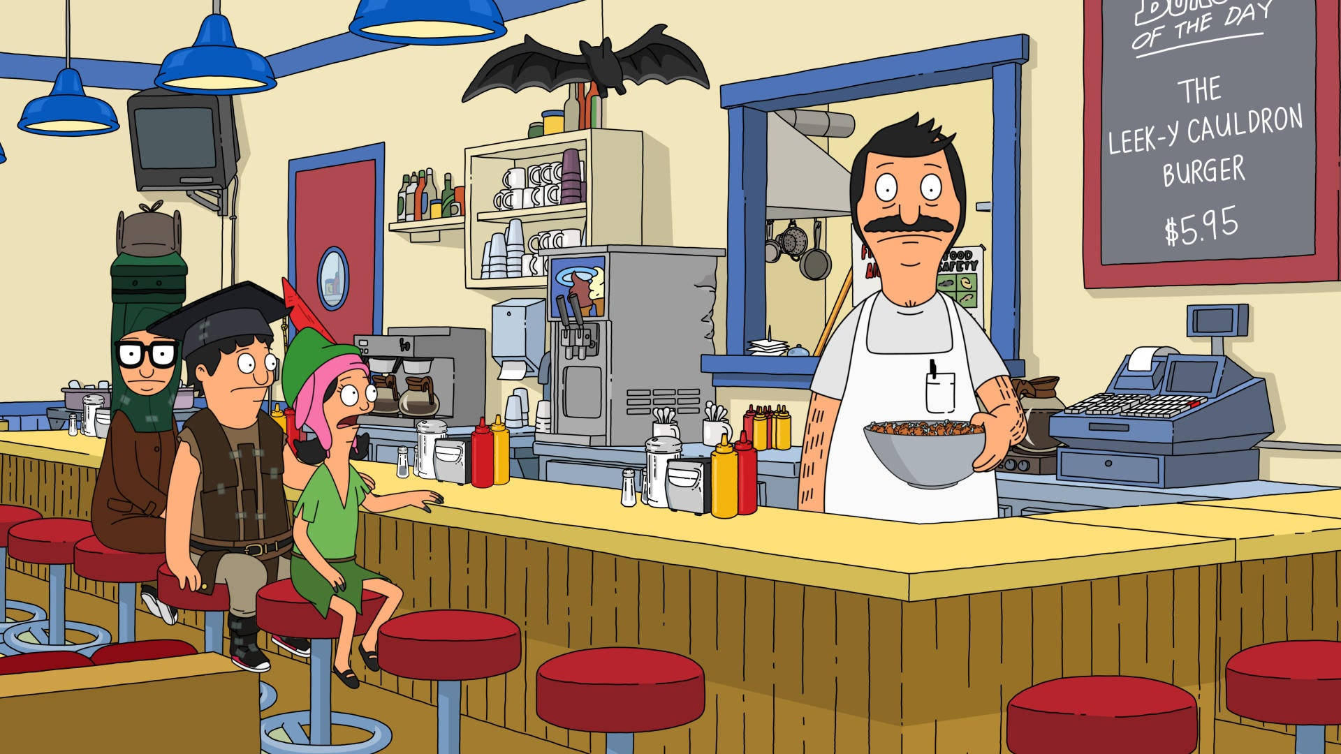 Download Bobs Burgers Halloween Special Wallpaper