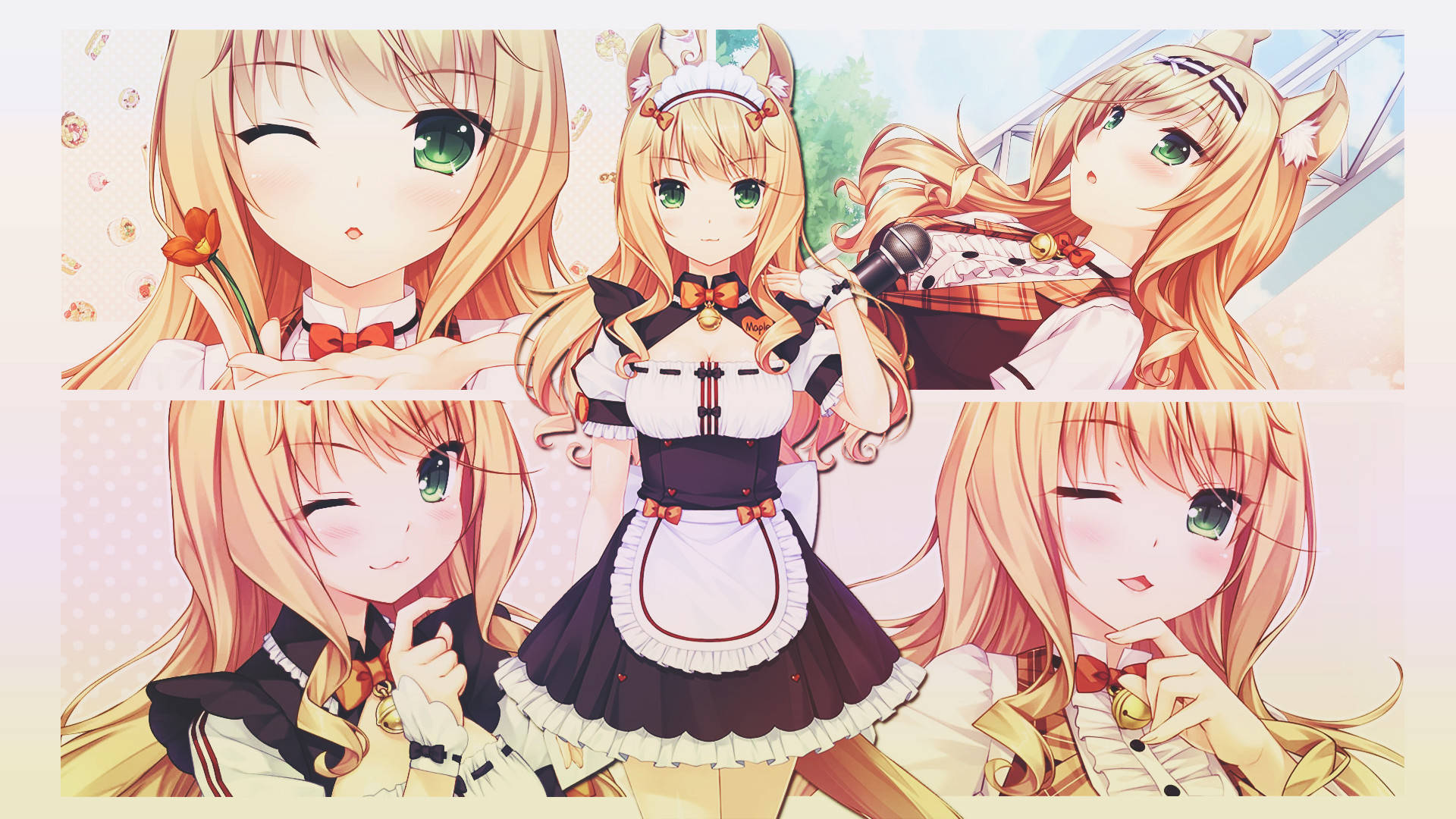 Download Nekopara Maple Showcase Wallpaper