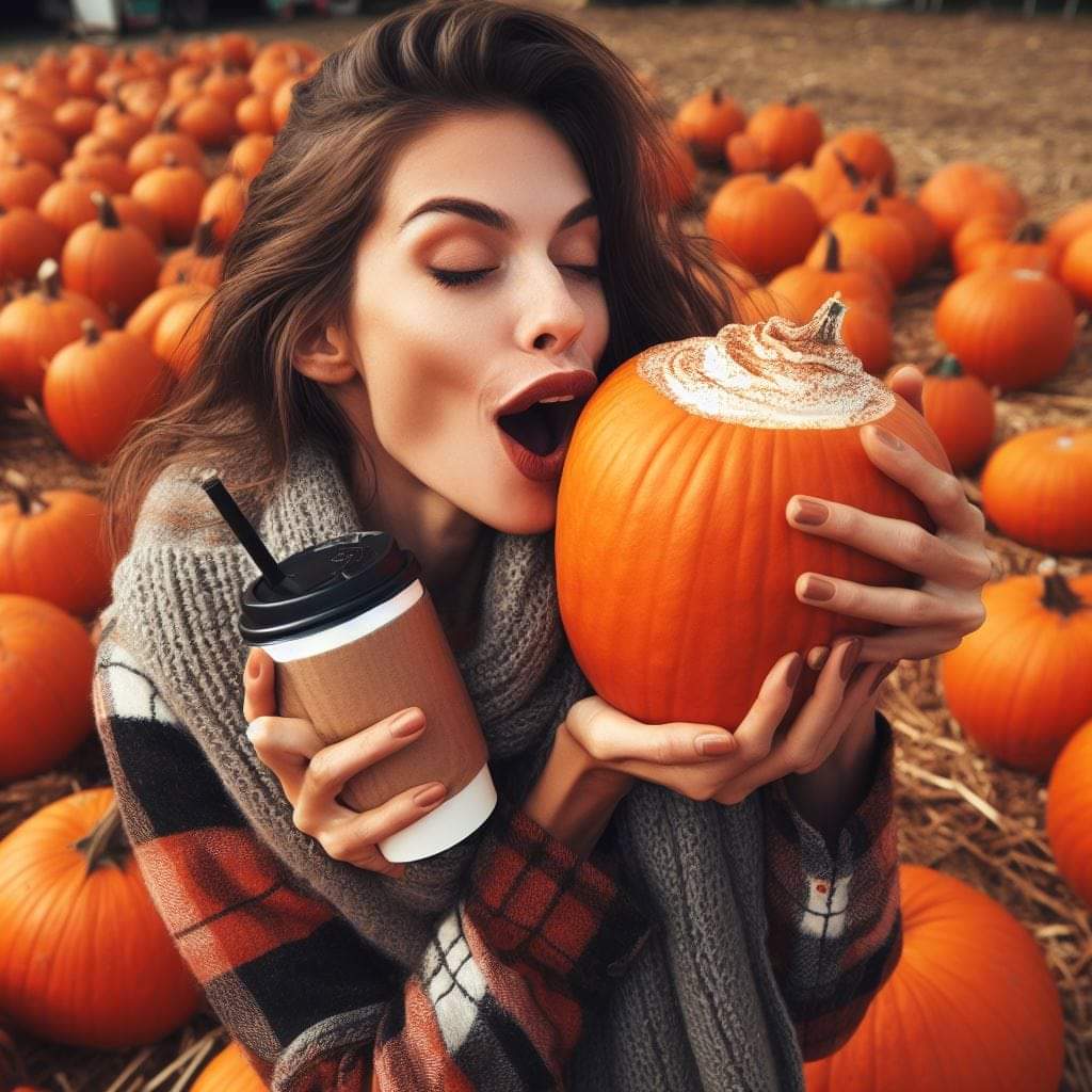 Some funny AI pics of all of us enjoying Autumn