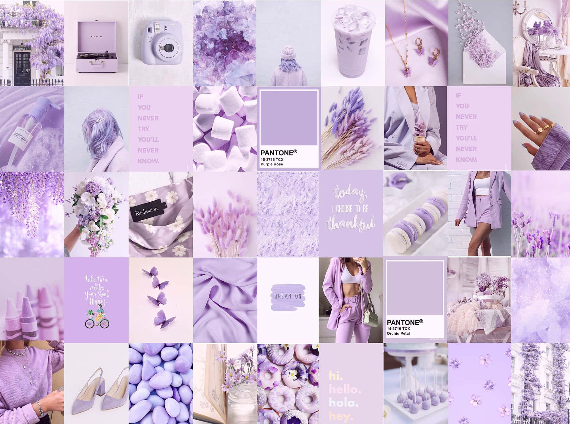 Download Purple Aesthetic Blend of Cool and Chic Wallpaper