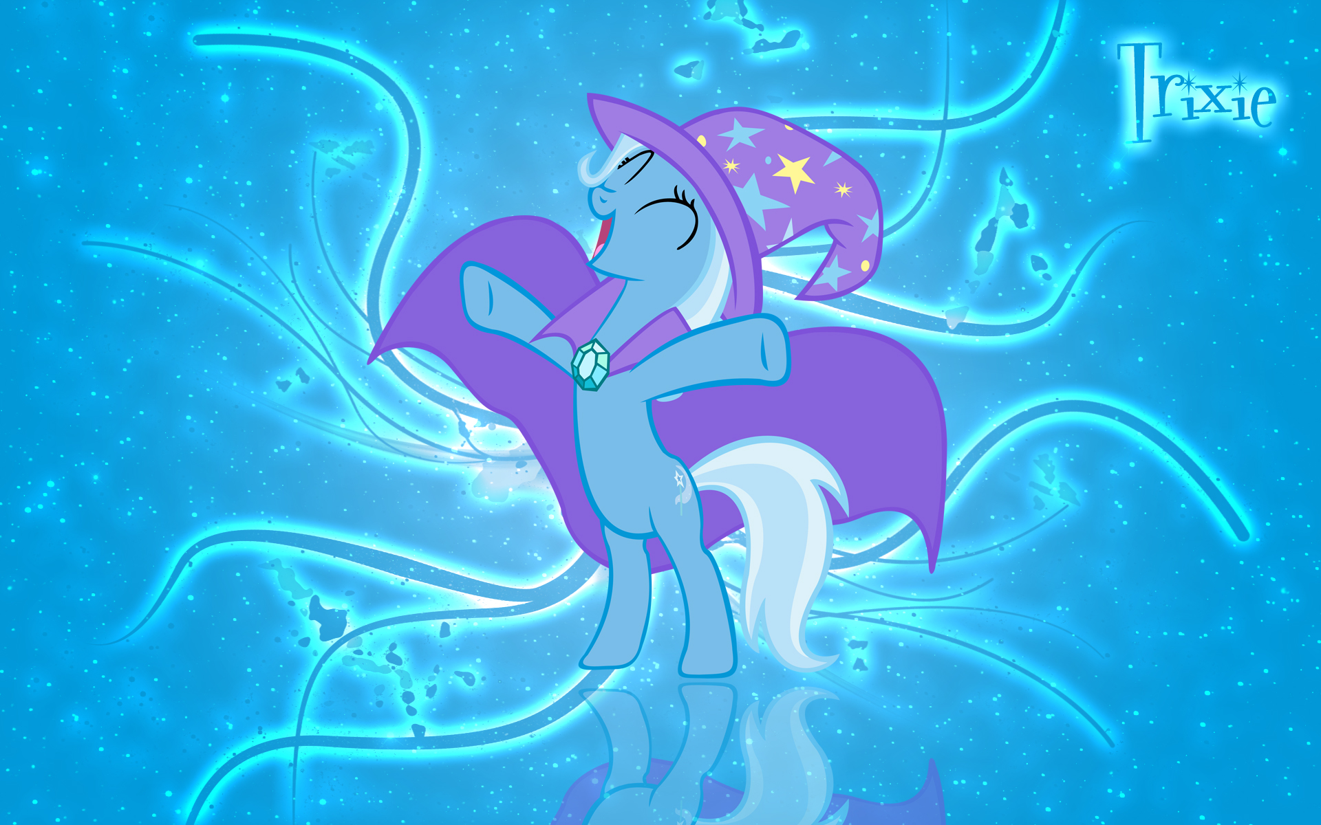 The Great and Powerful Trixie wallpaper by SlurpyNom. My Little Pony wallpaper. My Little Wallpaper are Magic