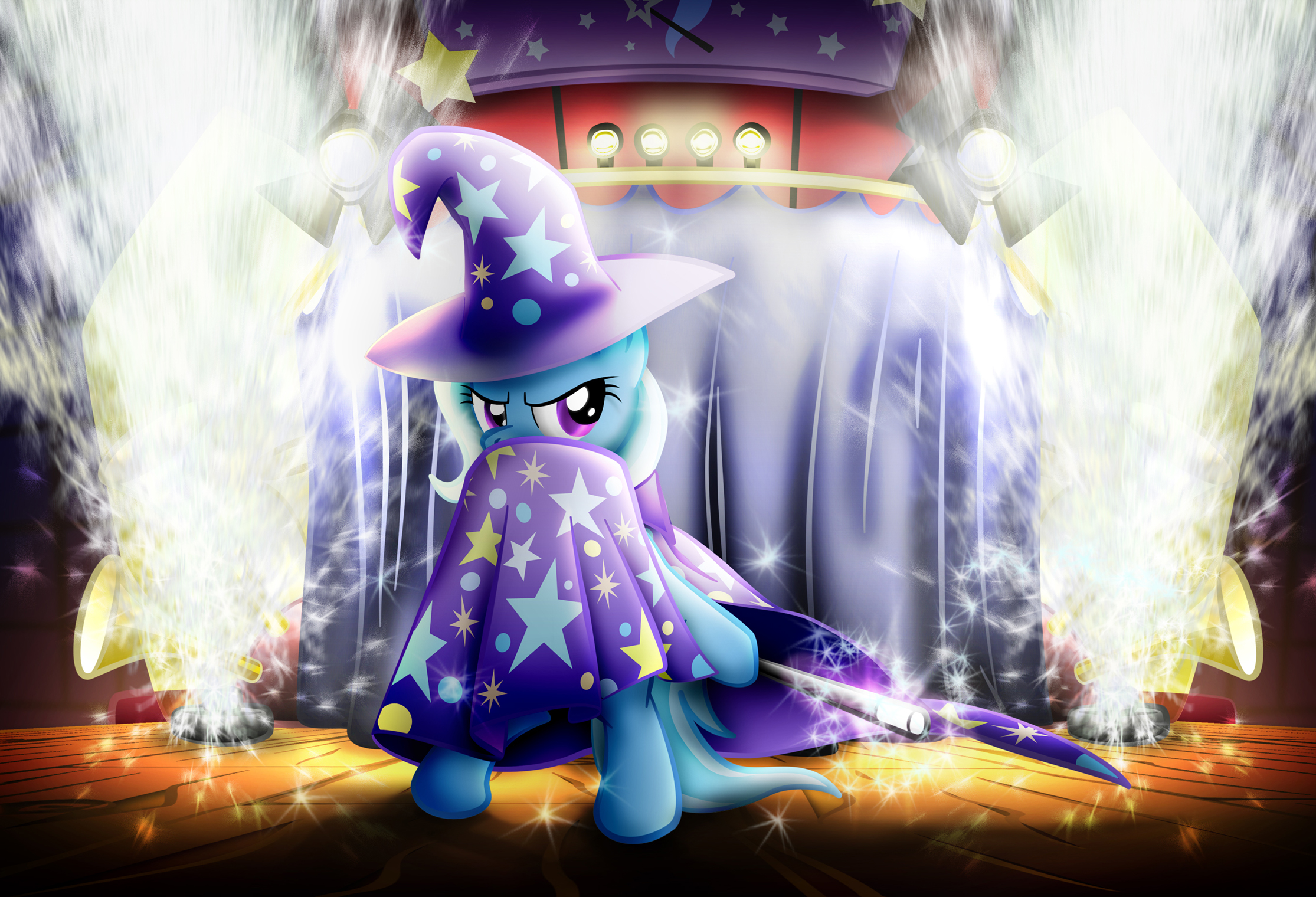 The Great and Powerful Trixie by DCPIP. My Little Pony wallpaper. My Little Wallpaper are Magic