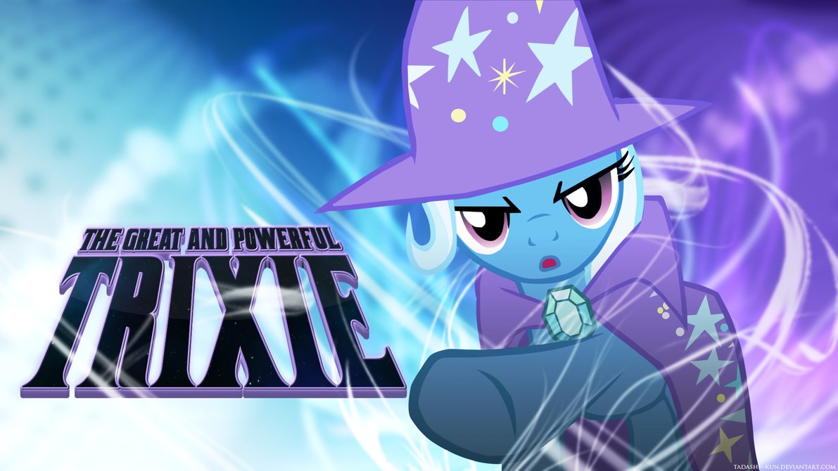 Equestria Daily Stuff!: Trixie Day With a Trixie Wallpaper !