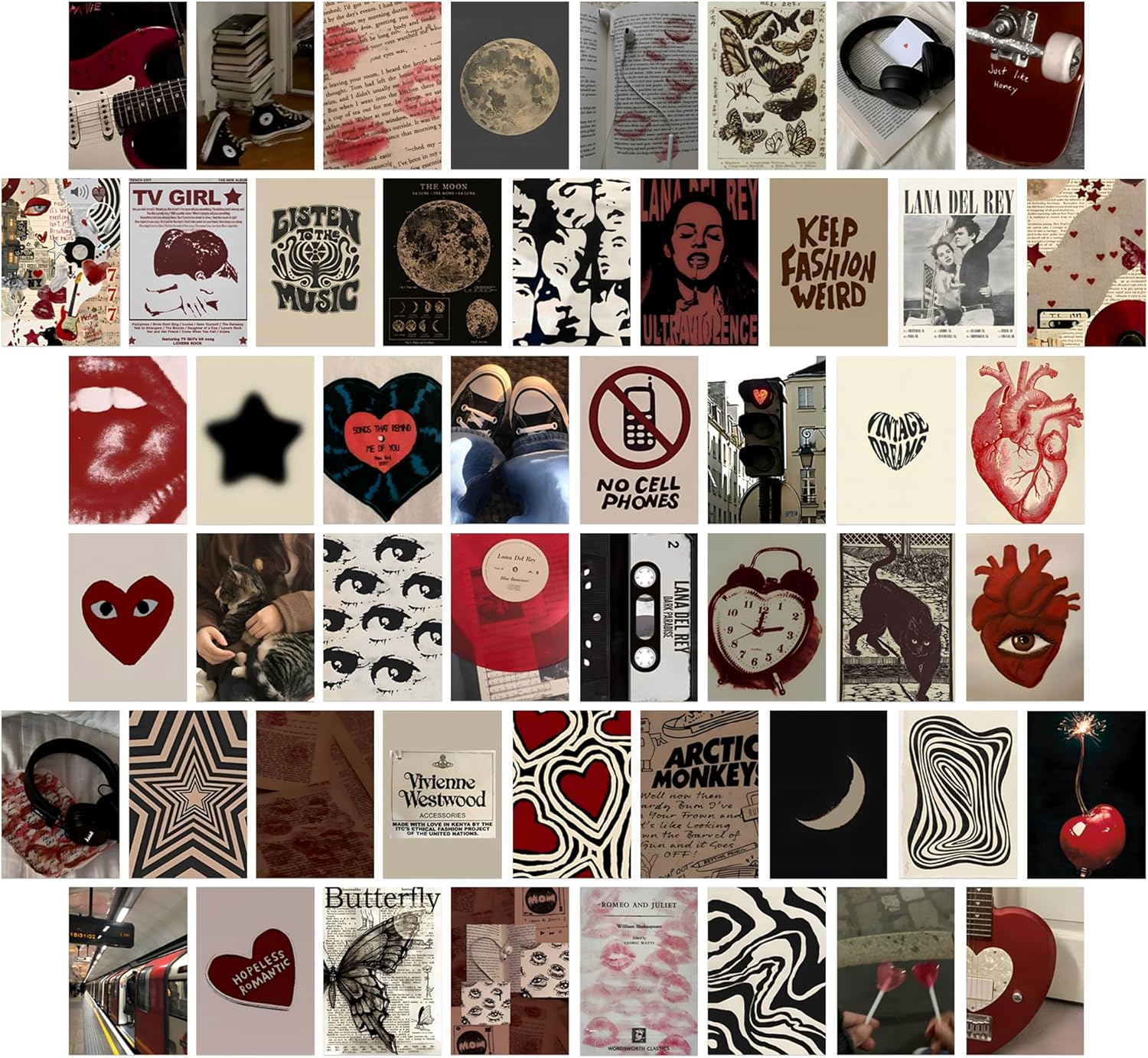 Pcs Downtown Girl Room Decor Aesthetic, Y2k Wall UK