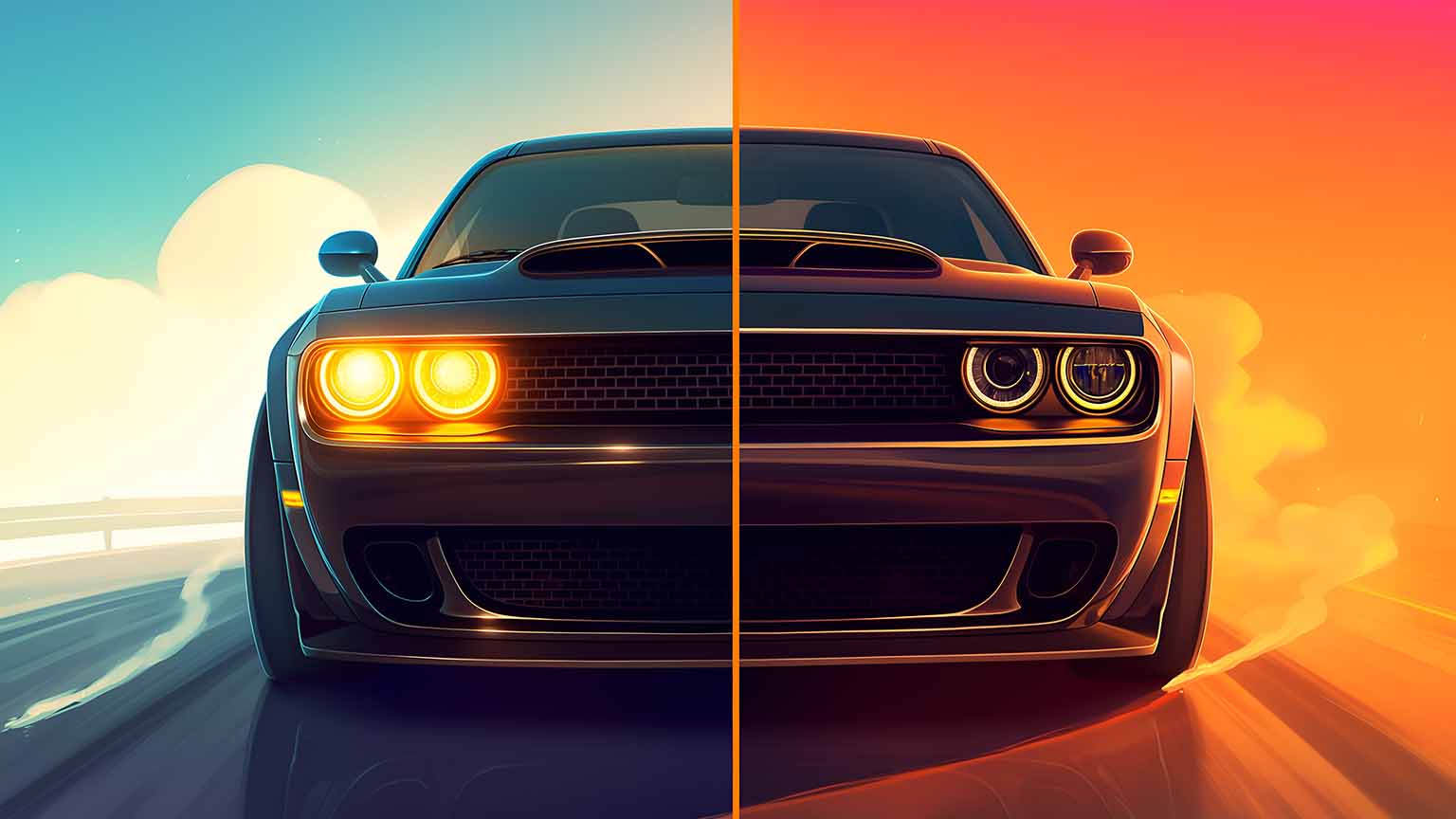 Dodge ChallengerDuality Desktop Wallpaper Wallpaper 4K