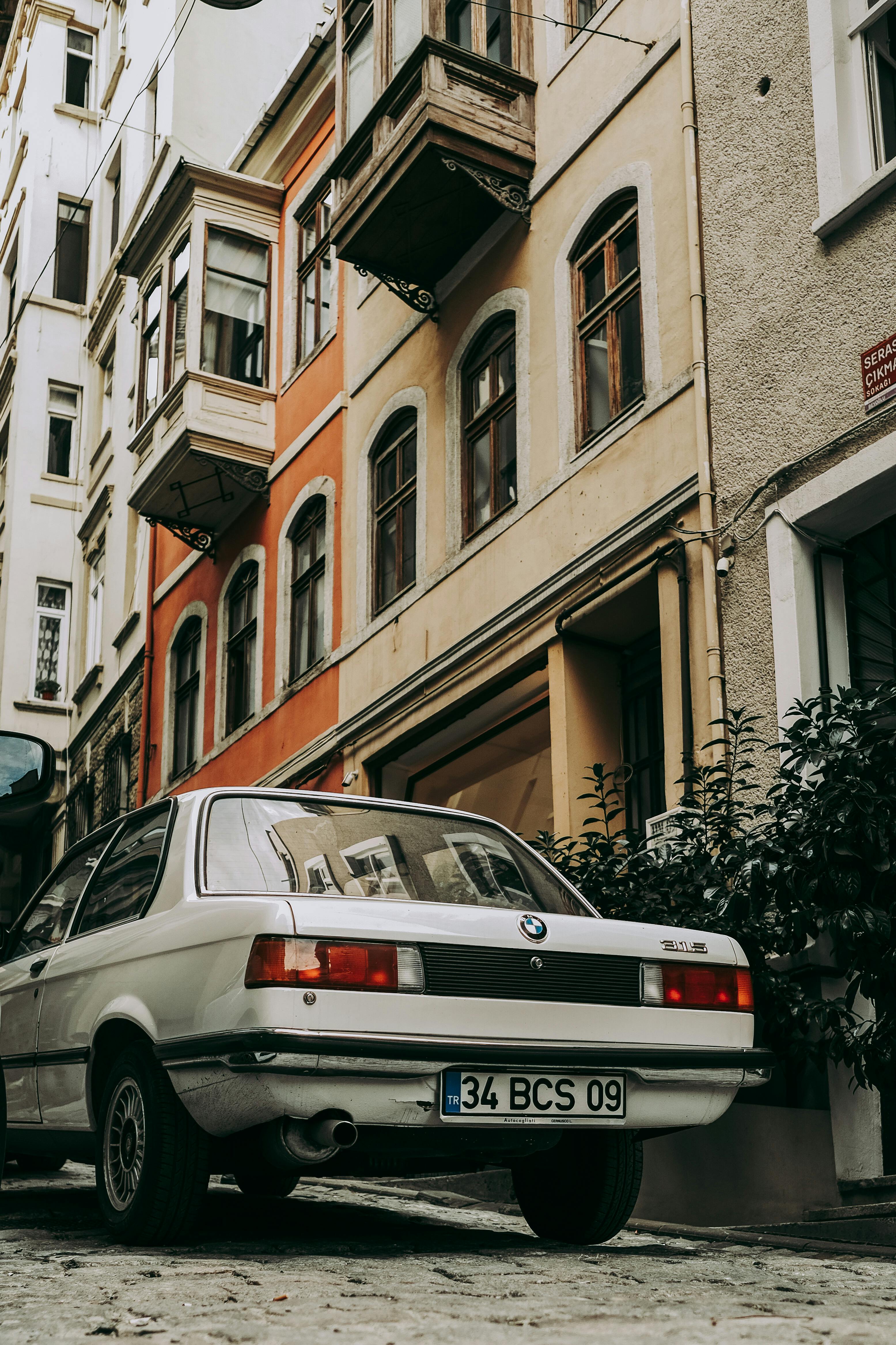 Vintage Opel Ascona Parked on Street · Free
