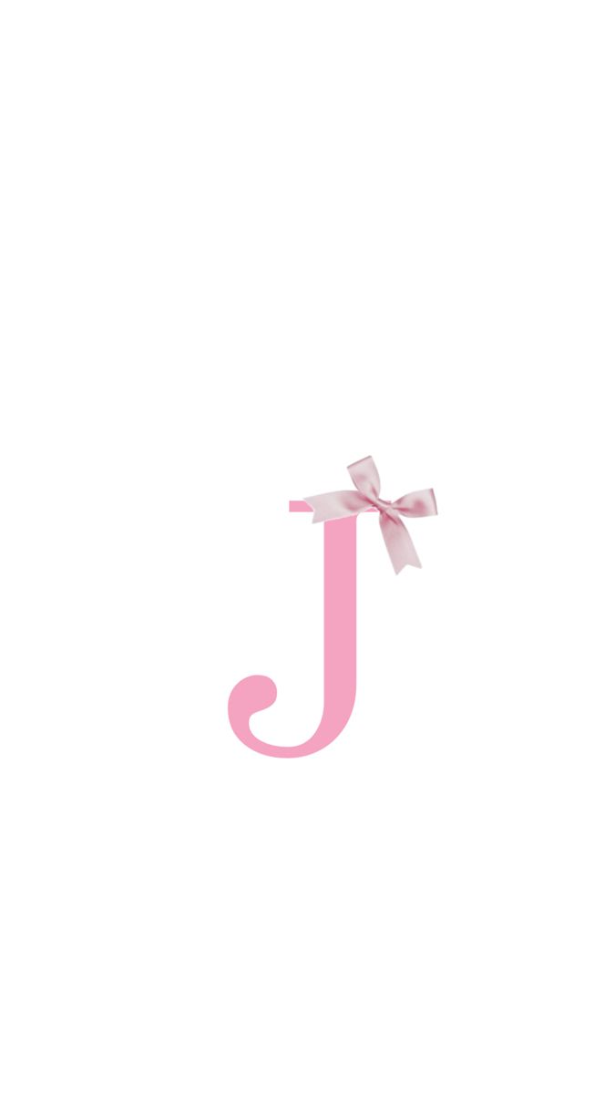 J coquette. J wallpaper letter iphone aesthetic, Letter j, Aesthetic letters