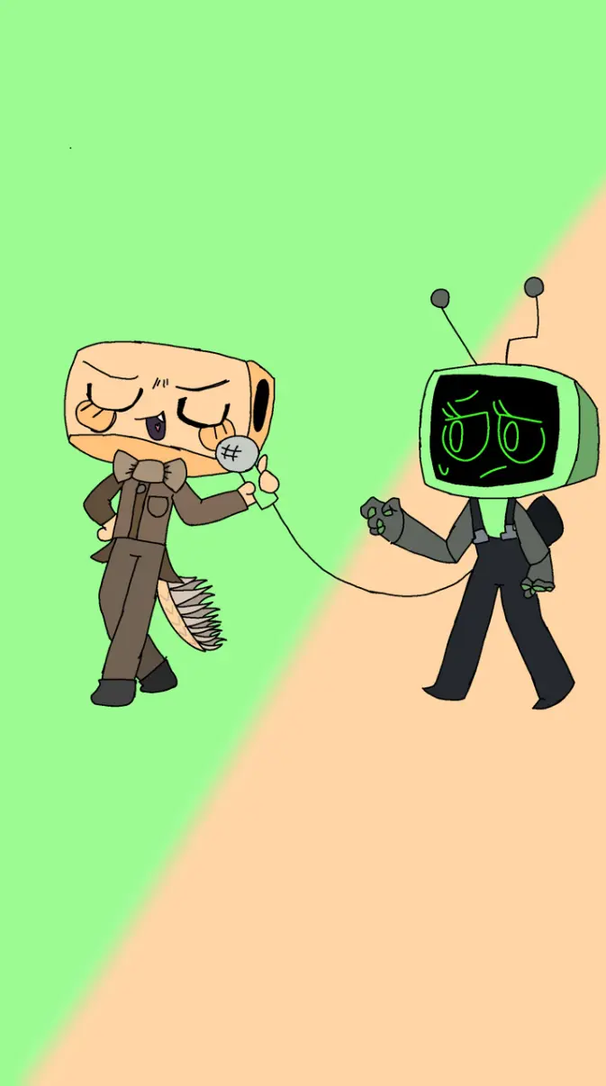 Dandys world vee and shelly wallpaper