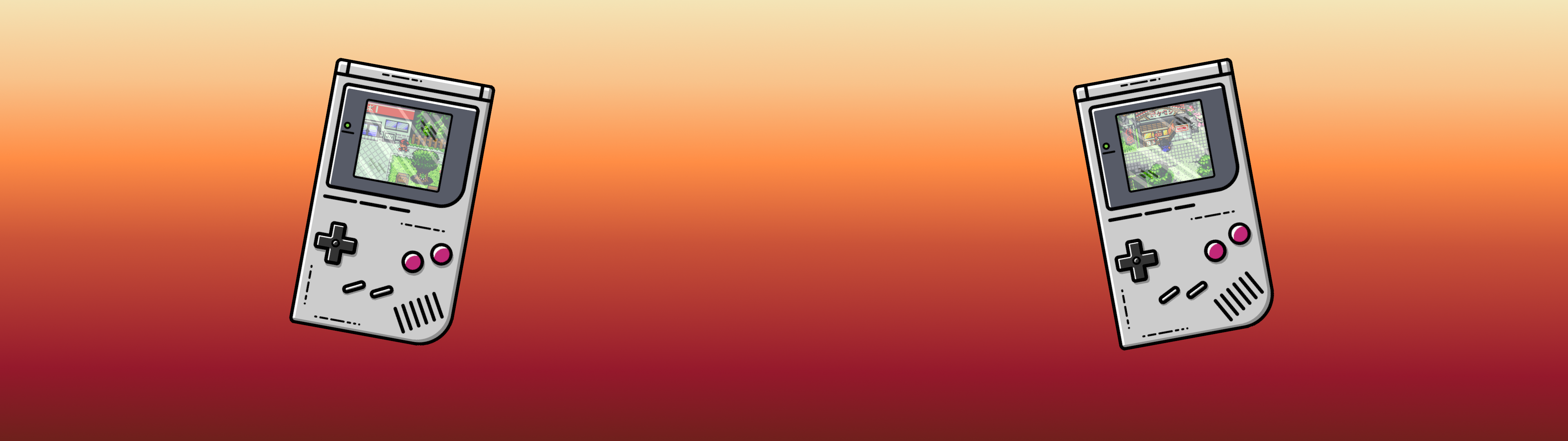 Gameboy Pokemon Dual Monitor Wallpaper