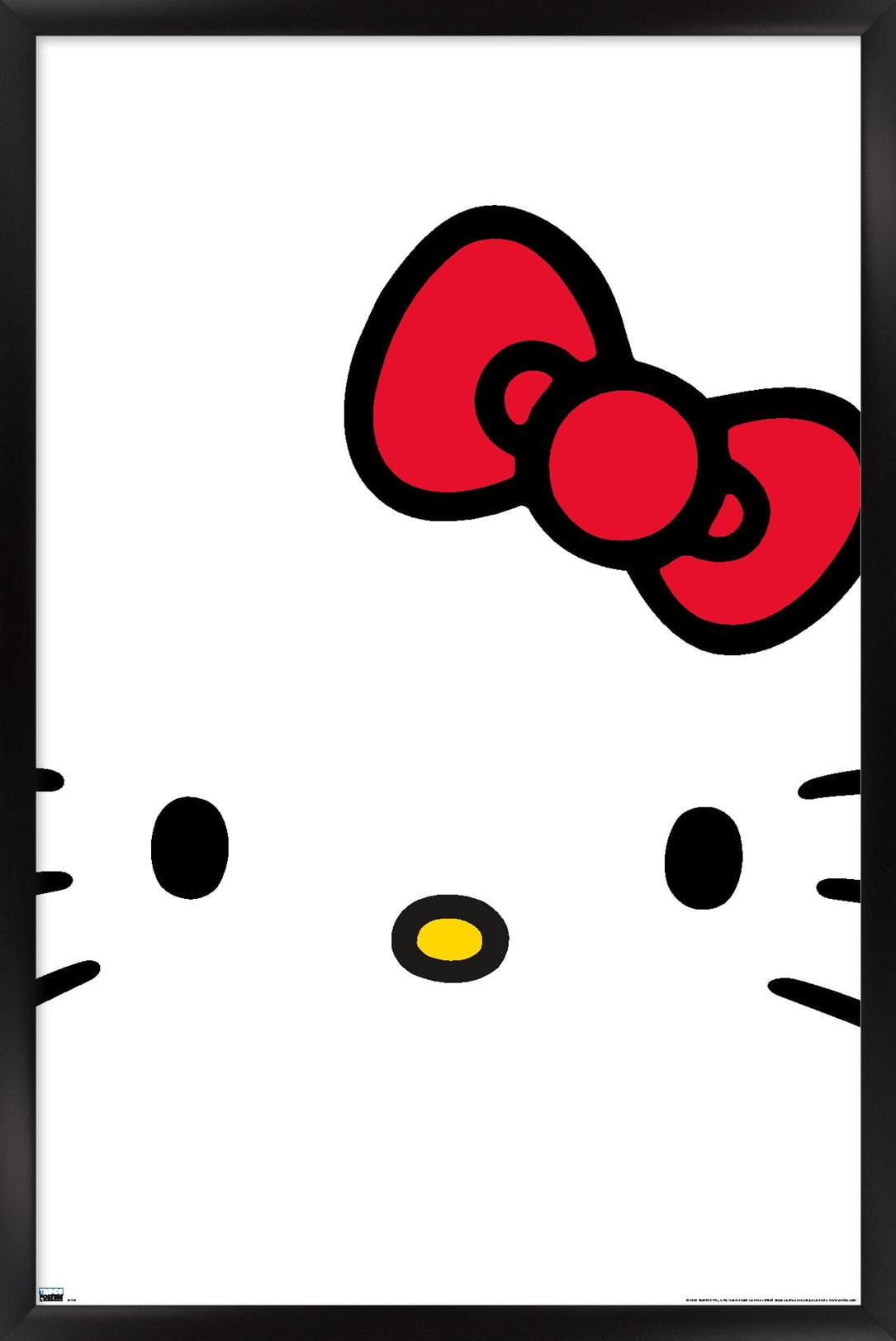 Hello Kitty And Friends Kitty Close Up Wall Poster, 14.725 X 22.375 Framed
