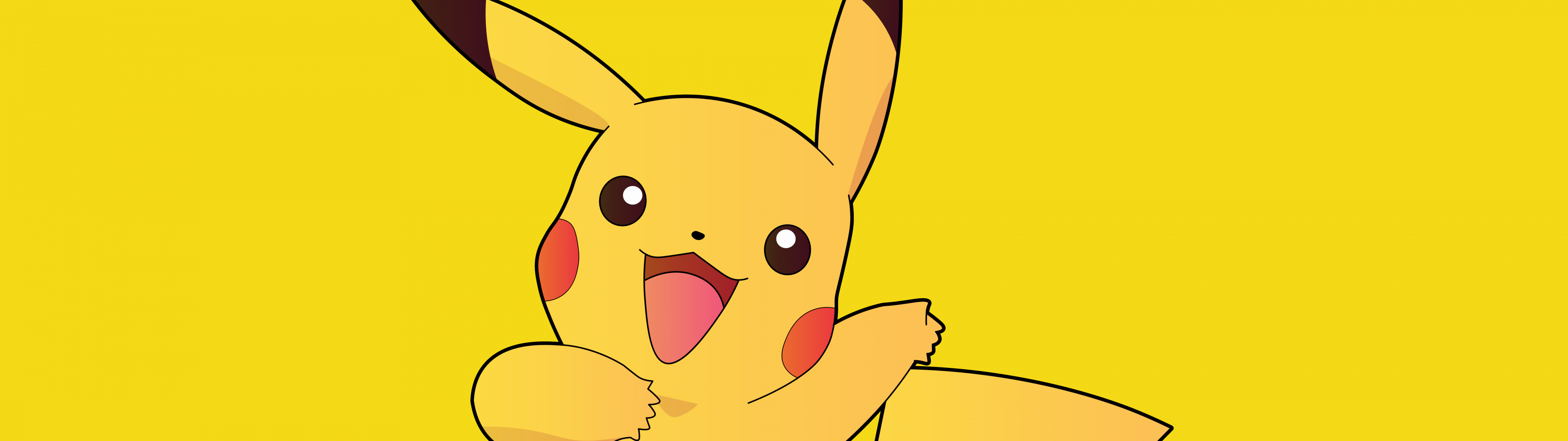 Pikachu Wallpaper 4K, Cartoon, Pokemon, 5K, 8K, Yellow
