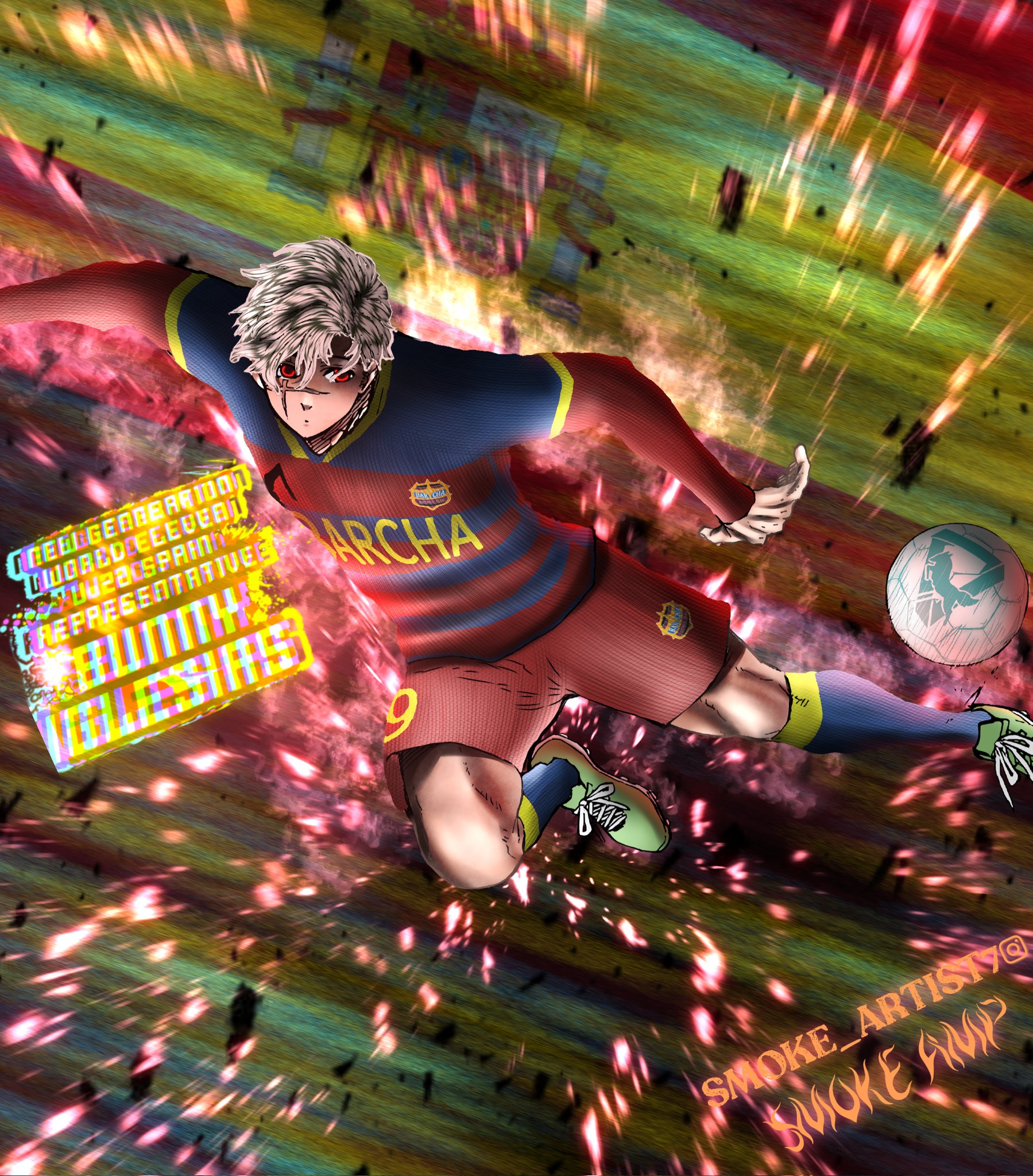 Smoke Amp the New Gen 11 from spain Bunny Iglesias #bllk307 #bllk #bluelock #BLUELOCK308 #bllktwt