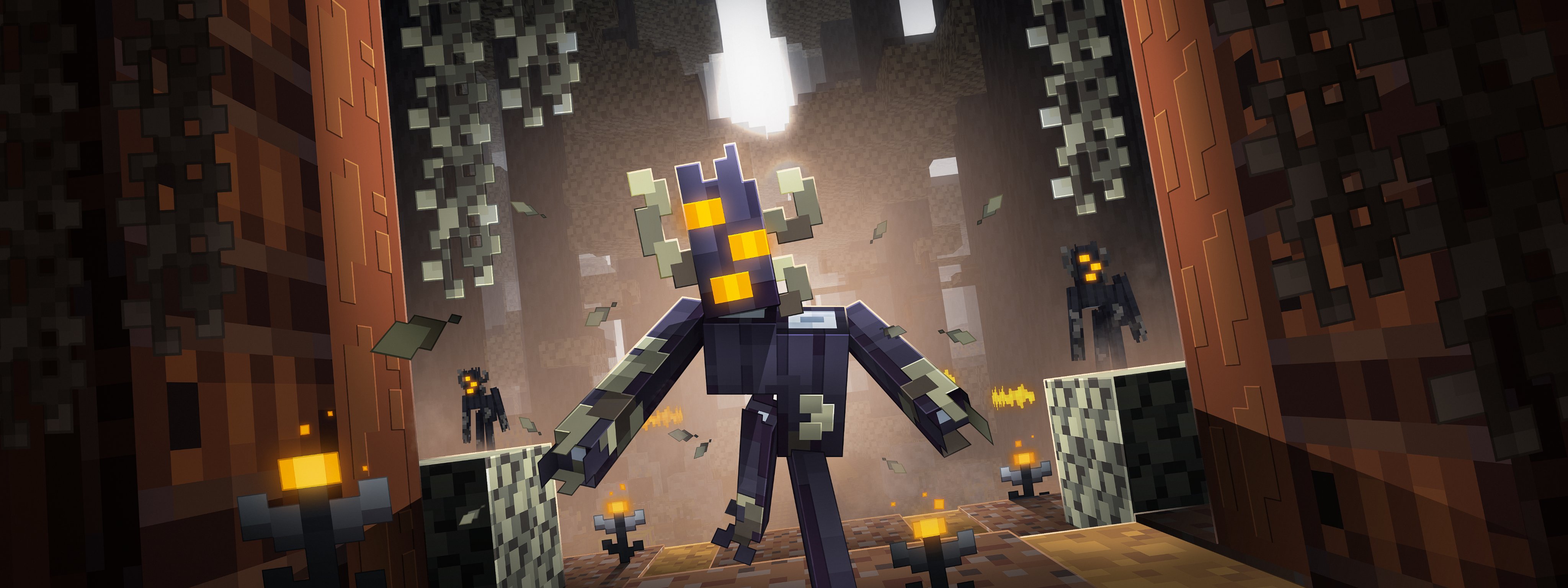 Omar Renders Creaking is one of my favorite mobs, he looks so cool and I love it in these textures! Made this artwork for the new PixelBits Texture Pack