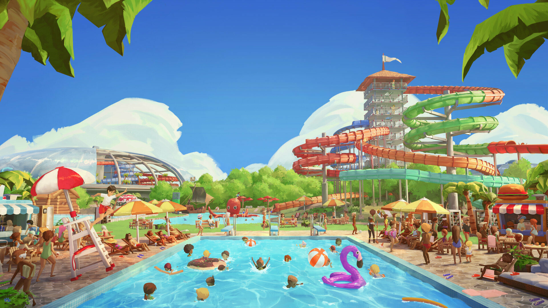 New Water Park Simulation Game to Be Published in 2025