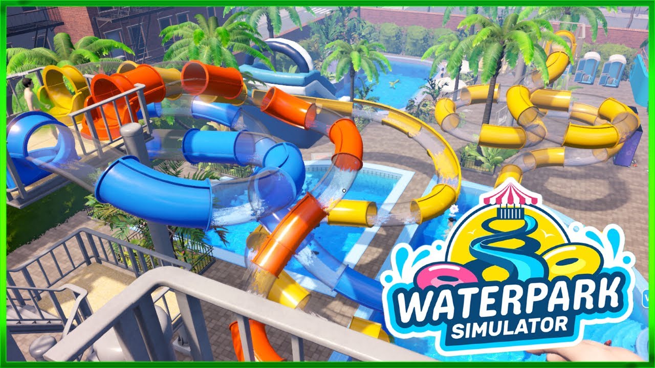 Trying Out Waterpark Simulator for the First Time!