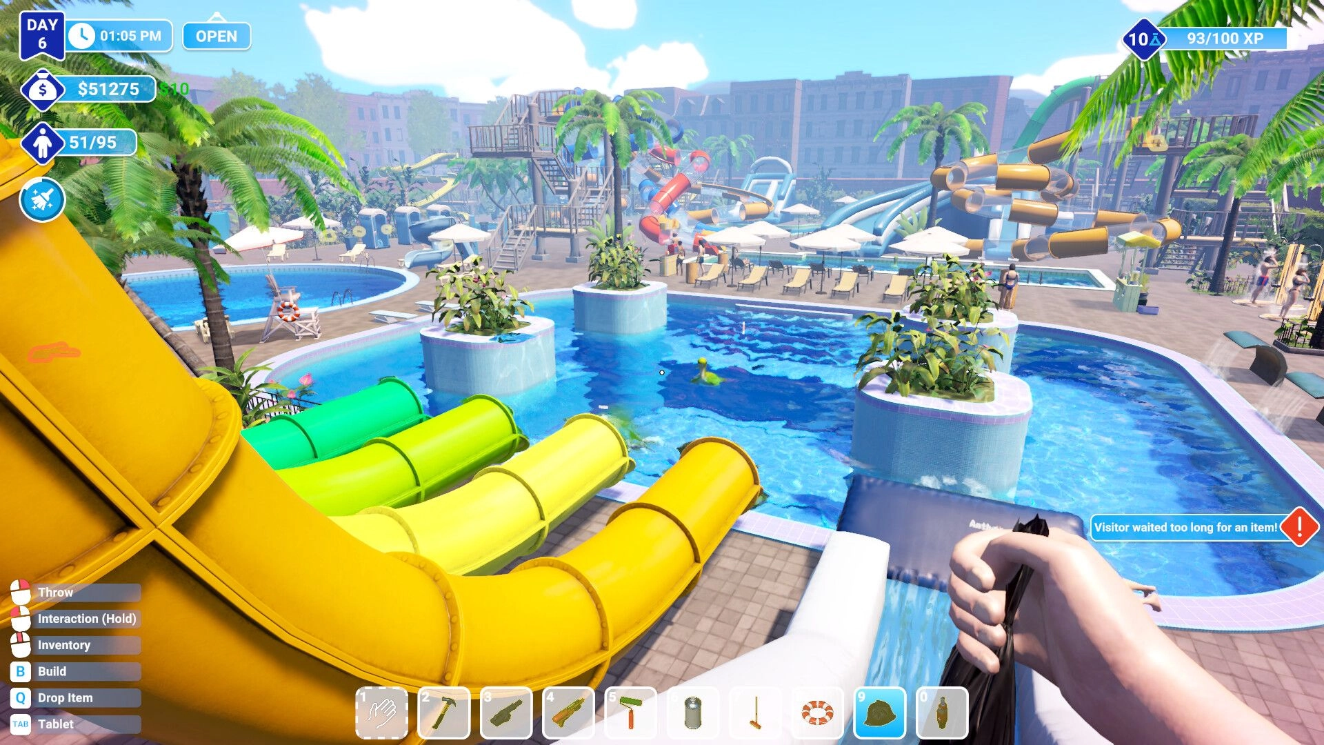 Waterpark Simulator Demo on Playtester