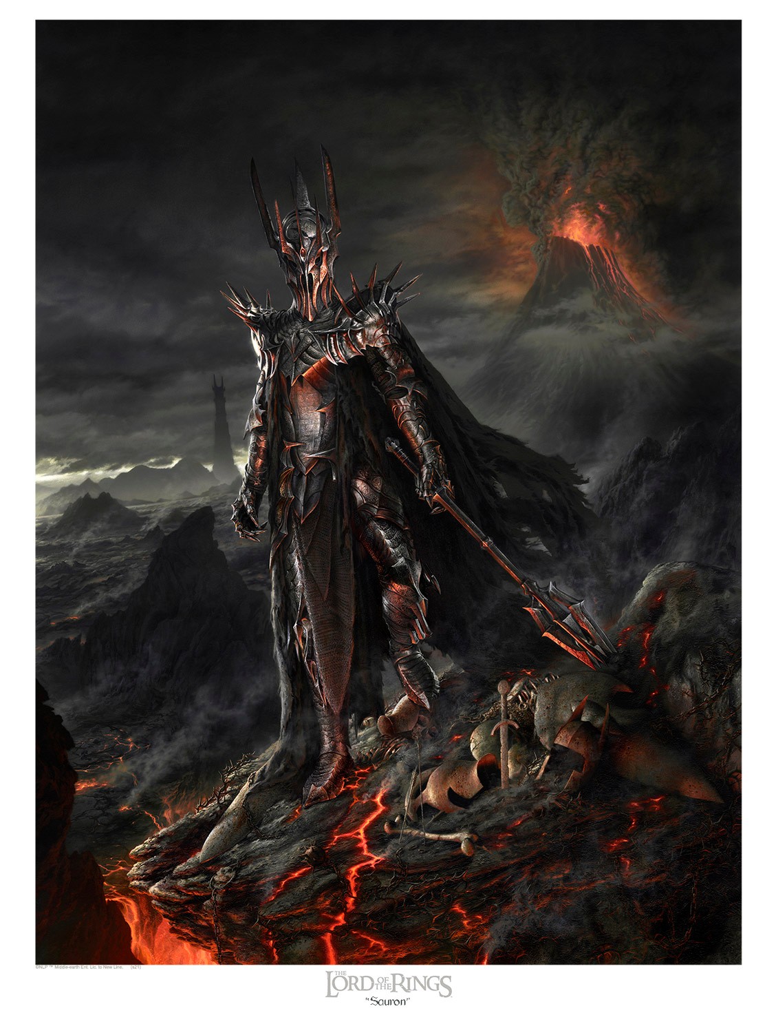 Sauron Variant Paper Giclee Art Print