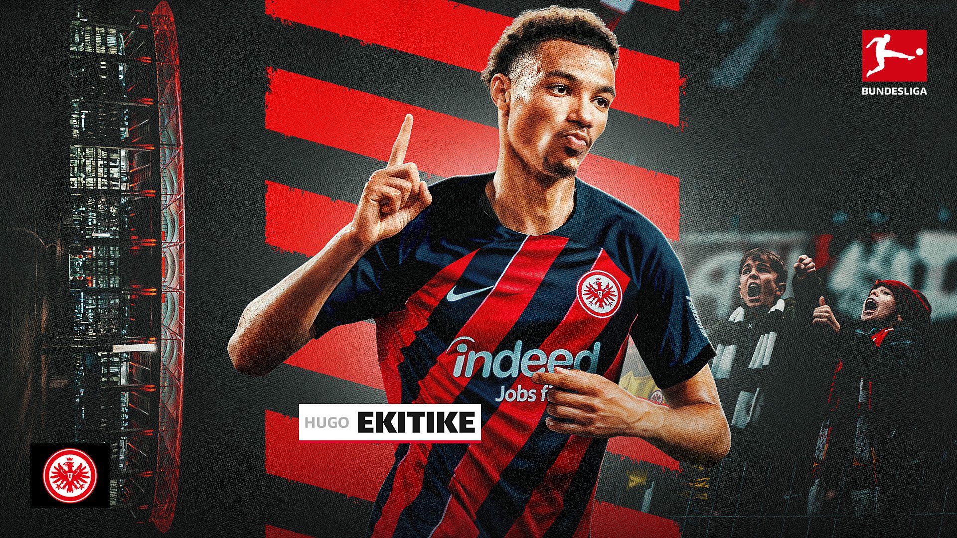 Eintracht Frankfurt sign PSG's Hugo Ekitiké on loan