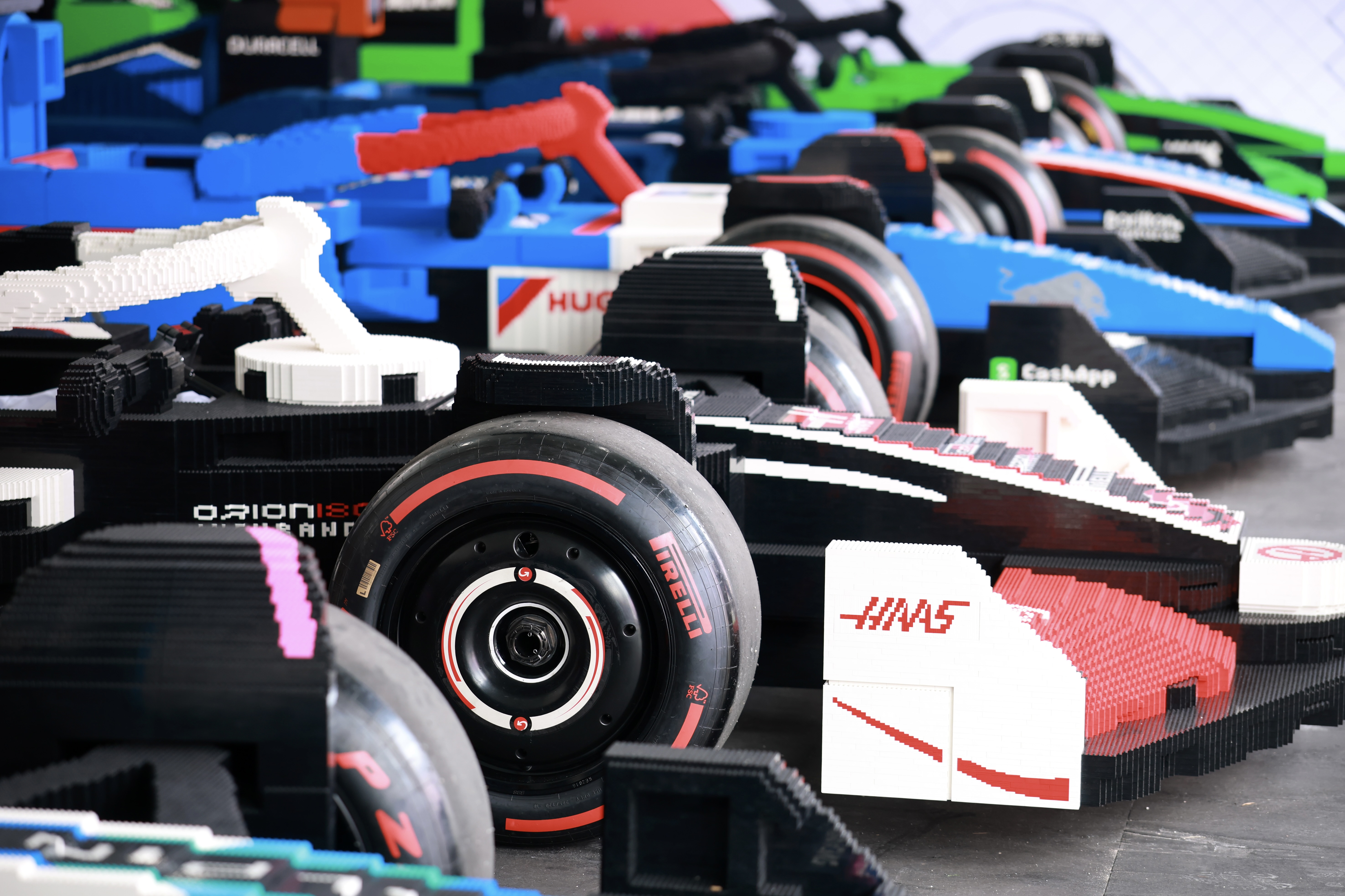 For the Miami Grand Prix, Lego built ten drivable F1 cars. Wallpaper*