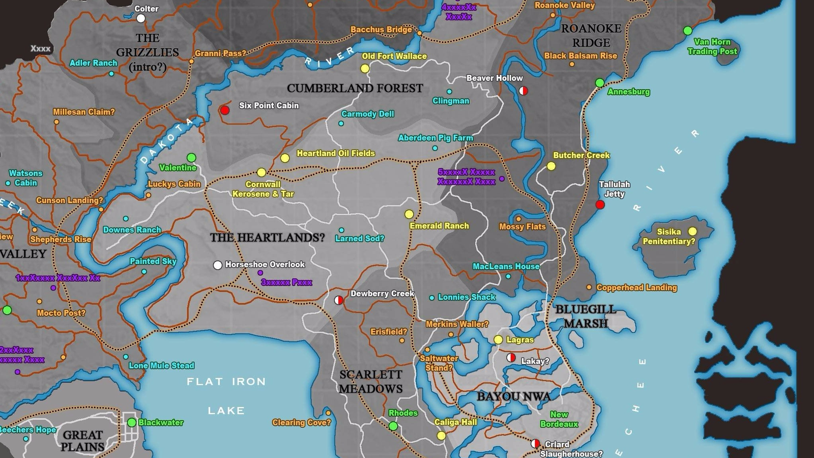 Why fans are excited about this leaked Red Dead Redemption 2 map