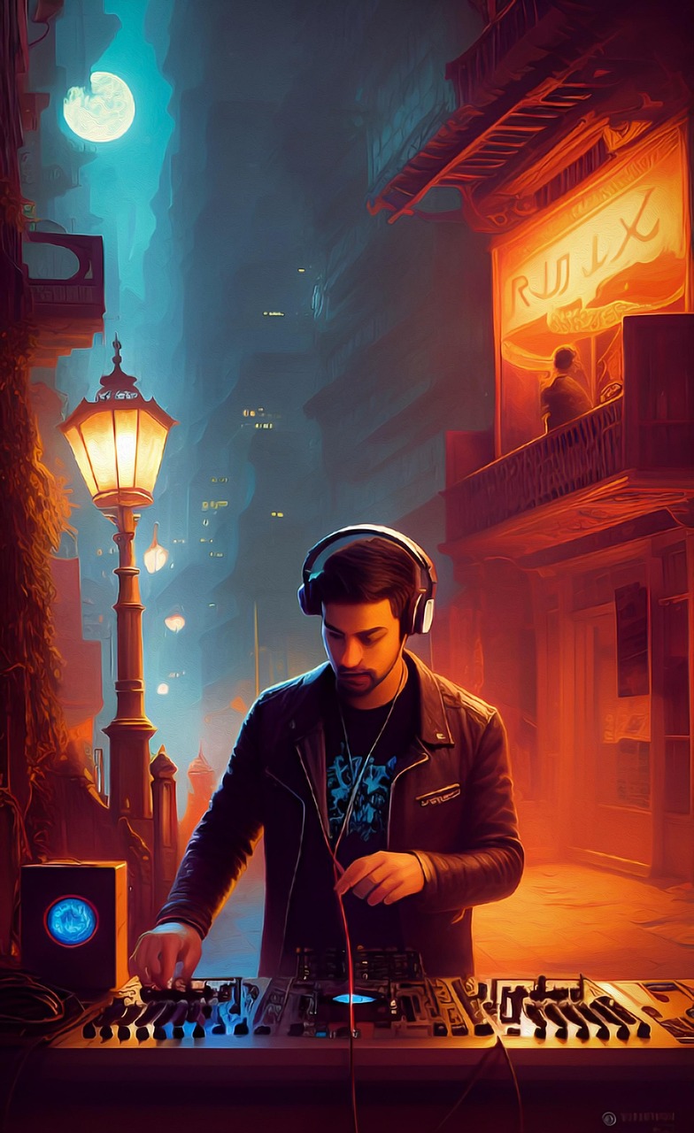Download Man Dj. Royalty Free Stock Illustration Image