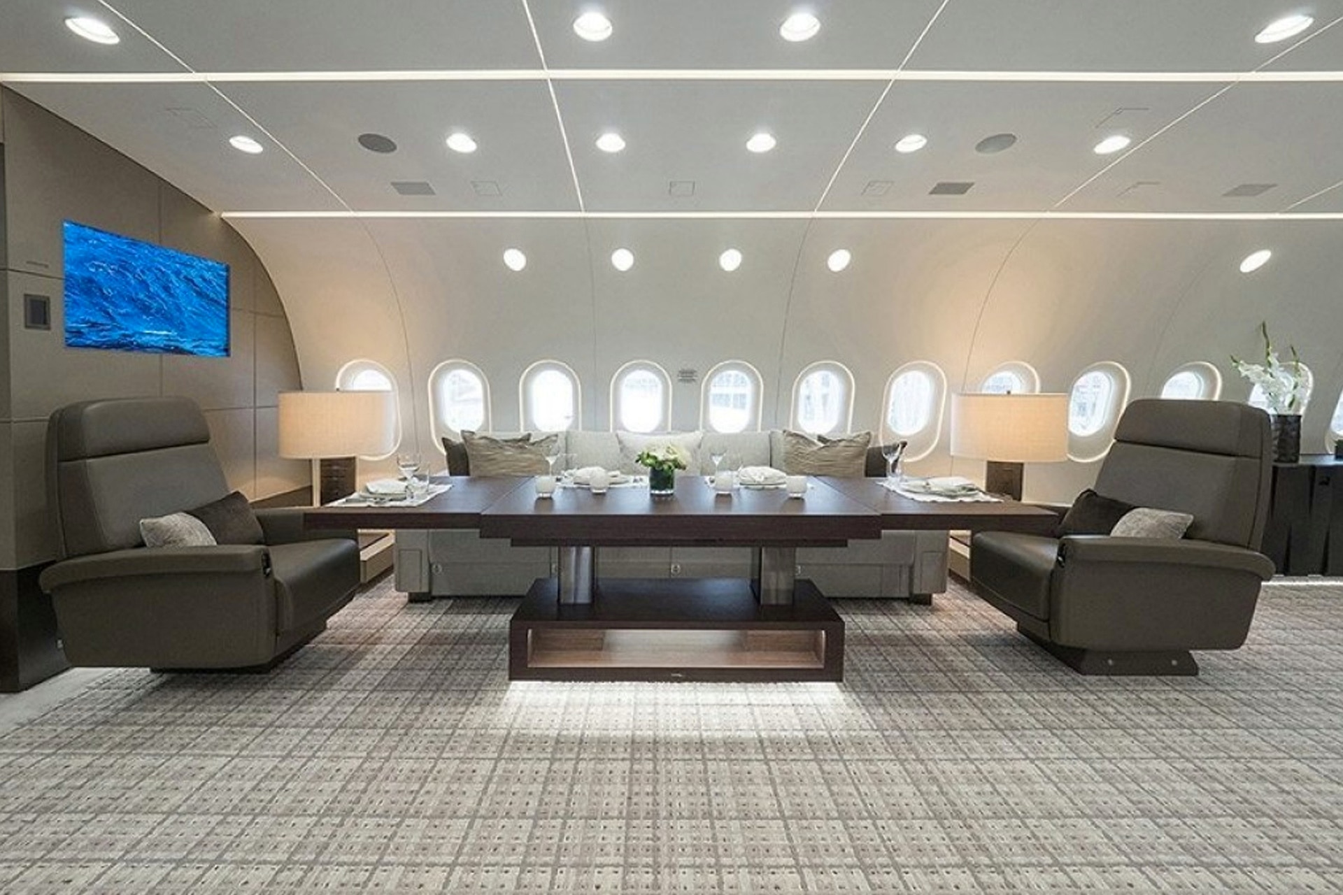 Step Aboard The World's Only Private Boeing 787 Dreamliner