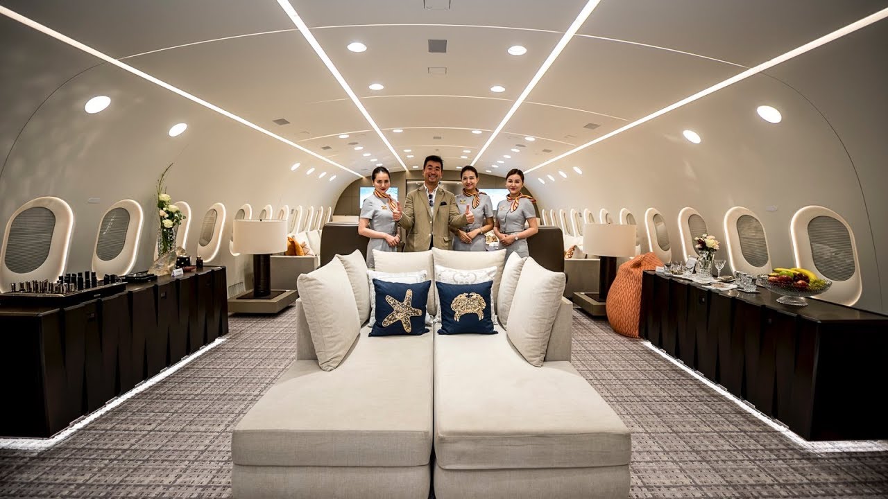 Inside the Private Boeing 787 Dreamliner the World's Most Luxurious Private Jet