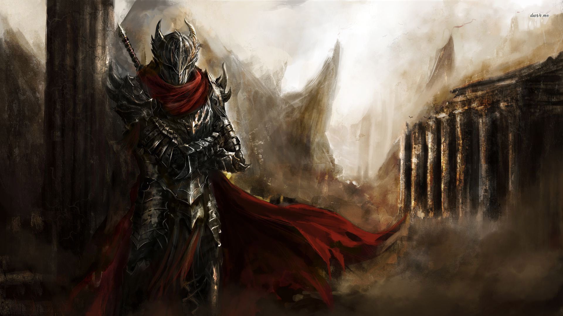 Fantasy Knight Dark Wallpaper HD 111537