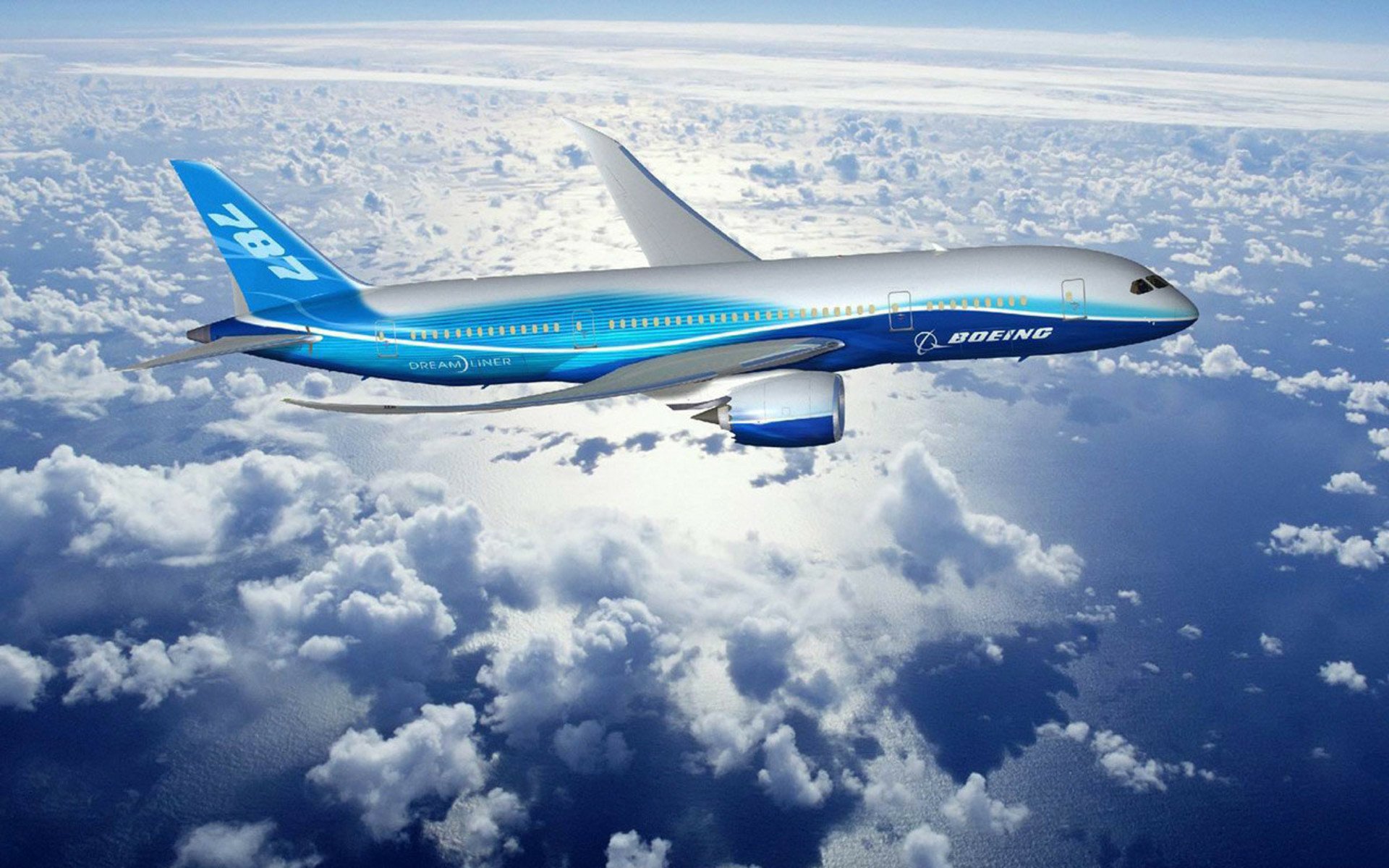 Boeing 787 Dreamliner Soaring HD Wallpaper: Ultimate Aircraft in Flight