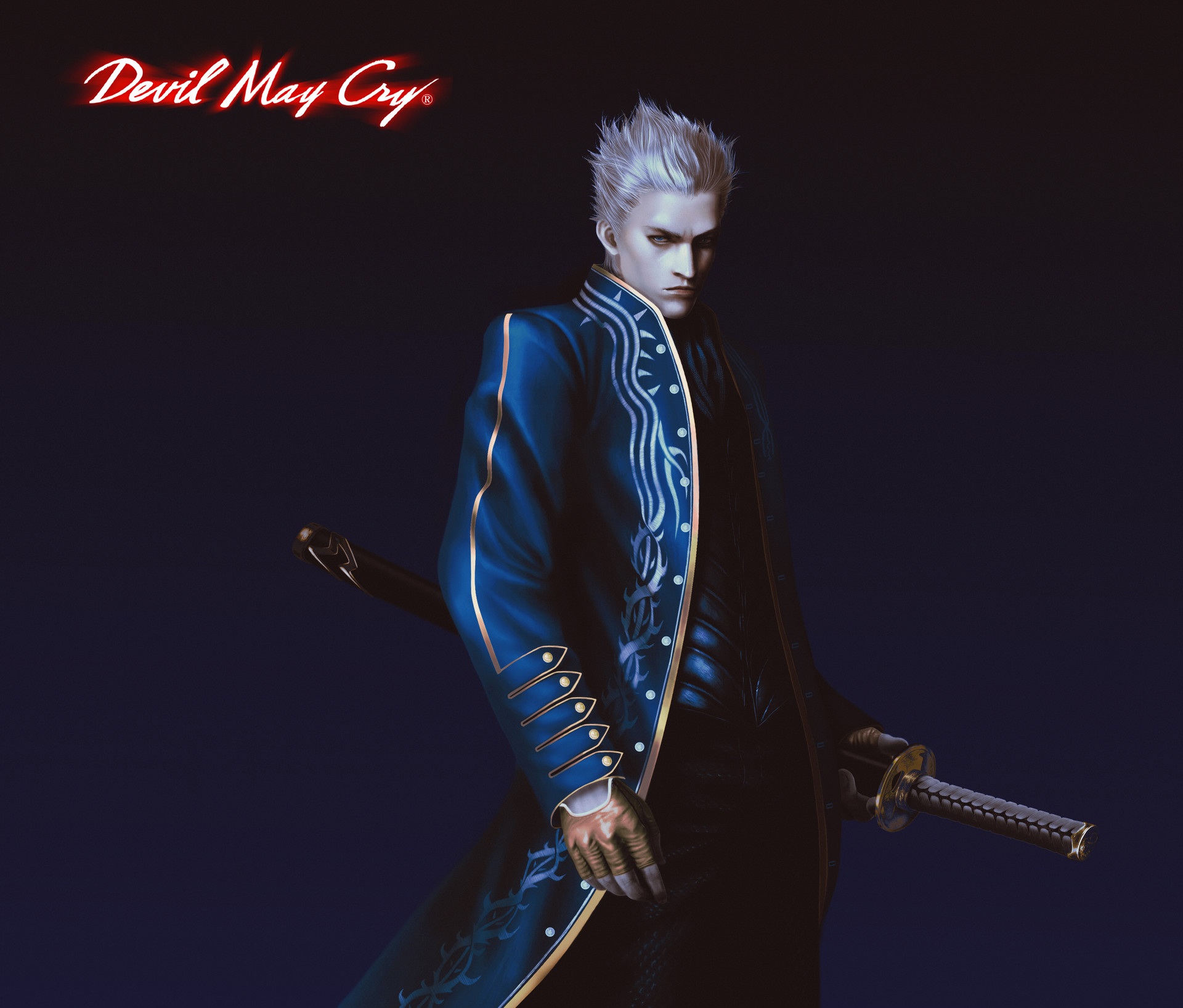 Vergil's Shadow: HD Devil May Cry 3 Wallpaper