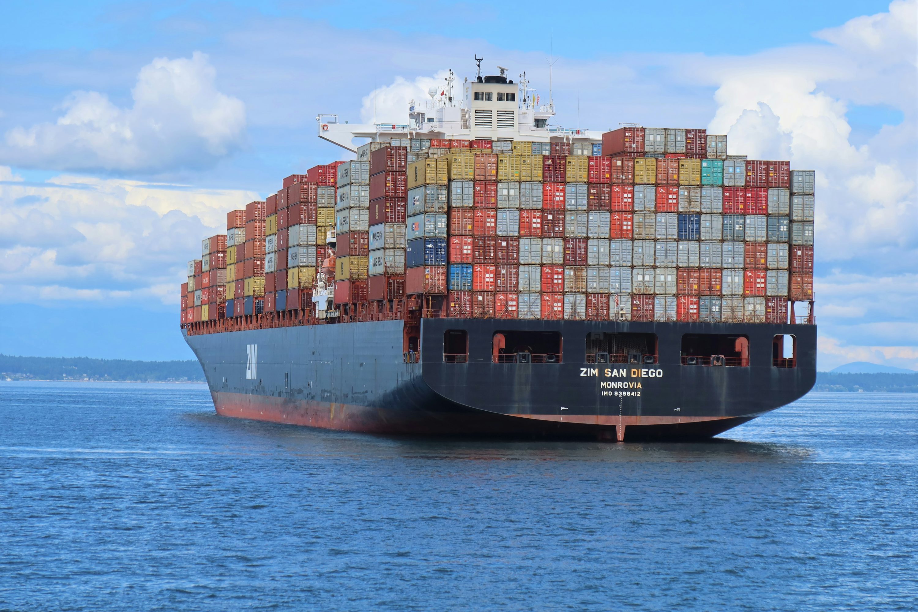 Container Ship Picture. Download Free Image