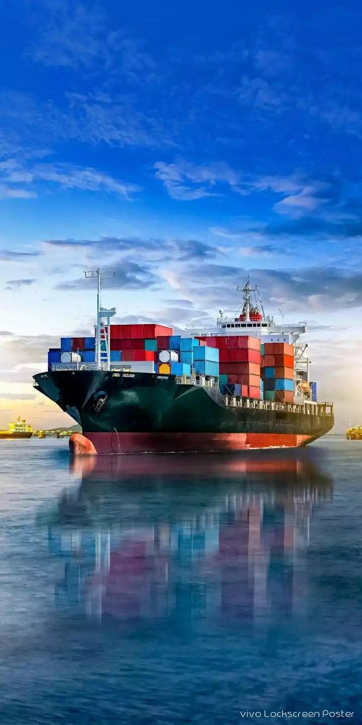 Cargo Ship with Containers