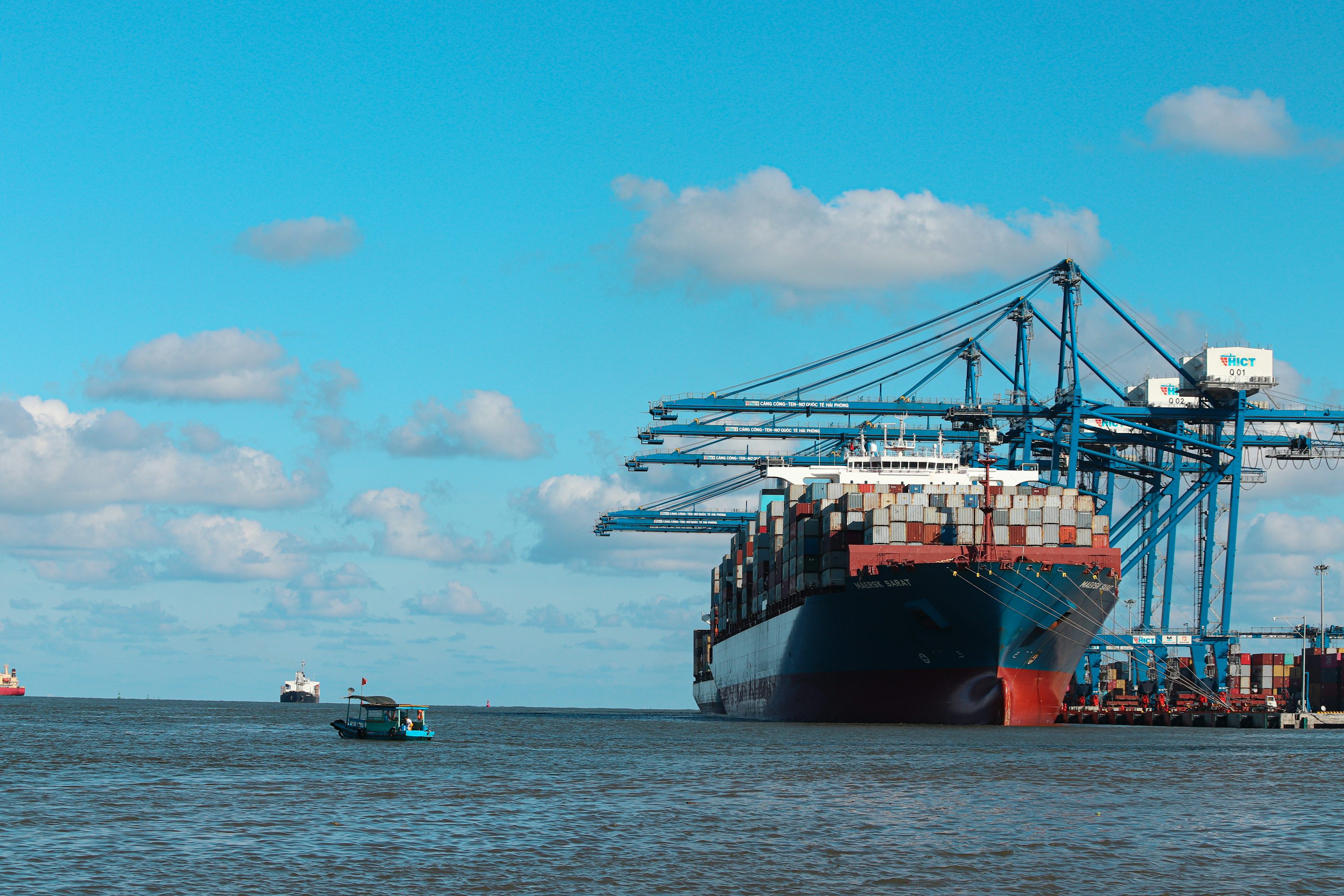 Container Ships Picture. Download Free Image