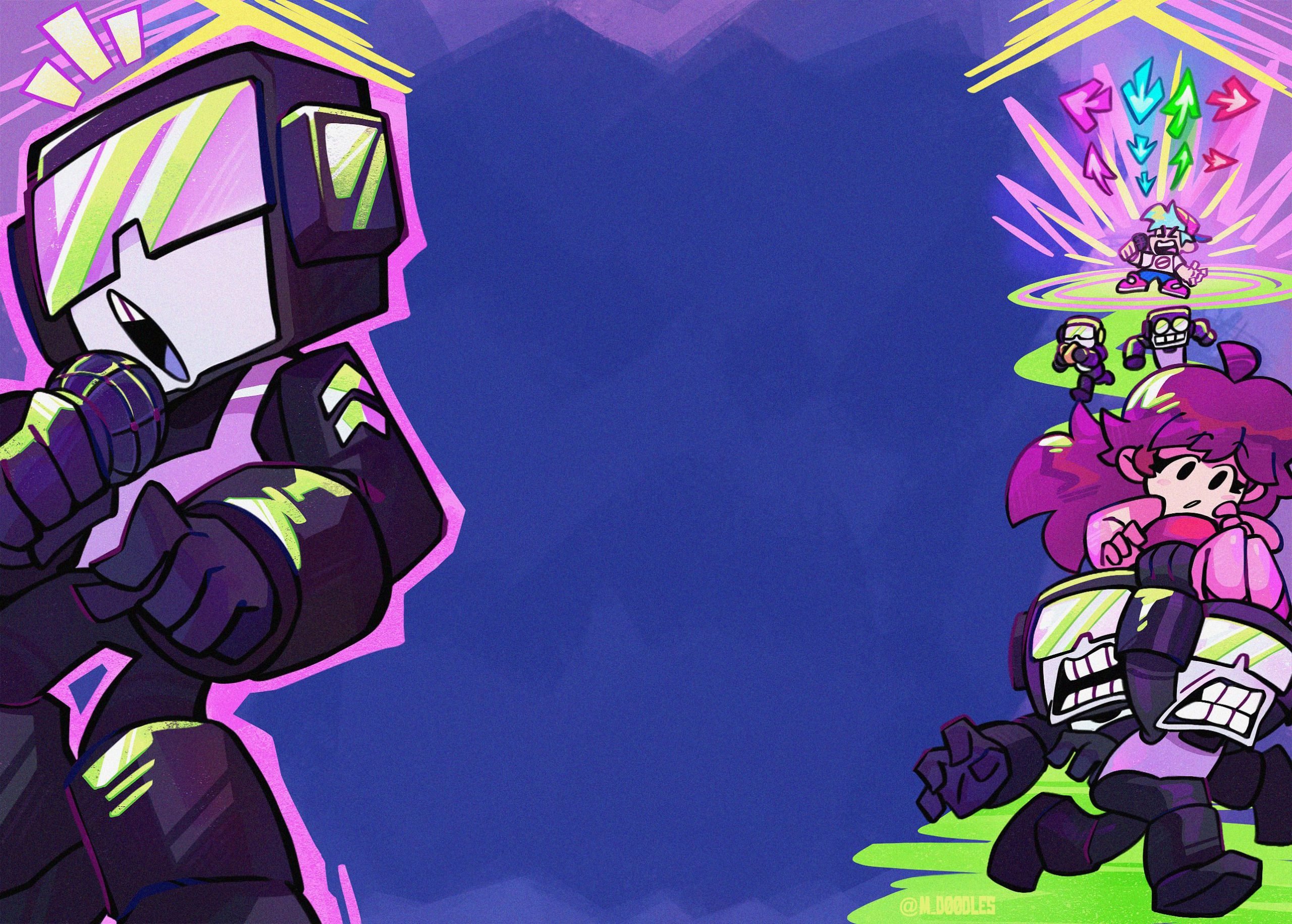 Friday Night Funkin' HD: Ultimate Rhythm Battle Wallpaper