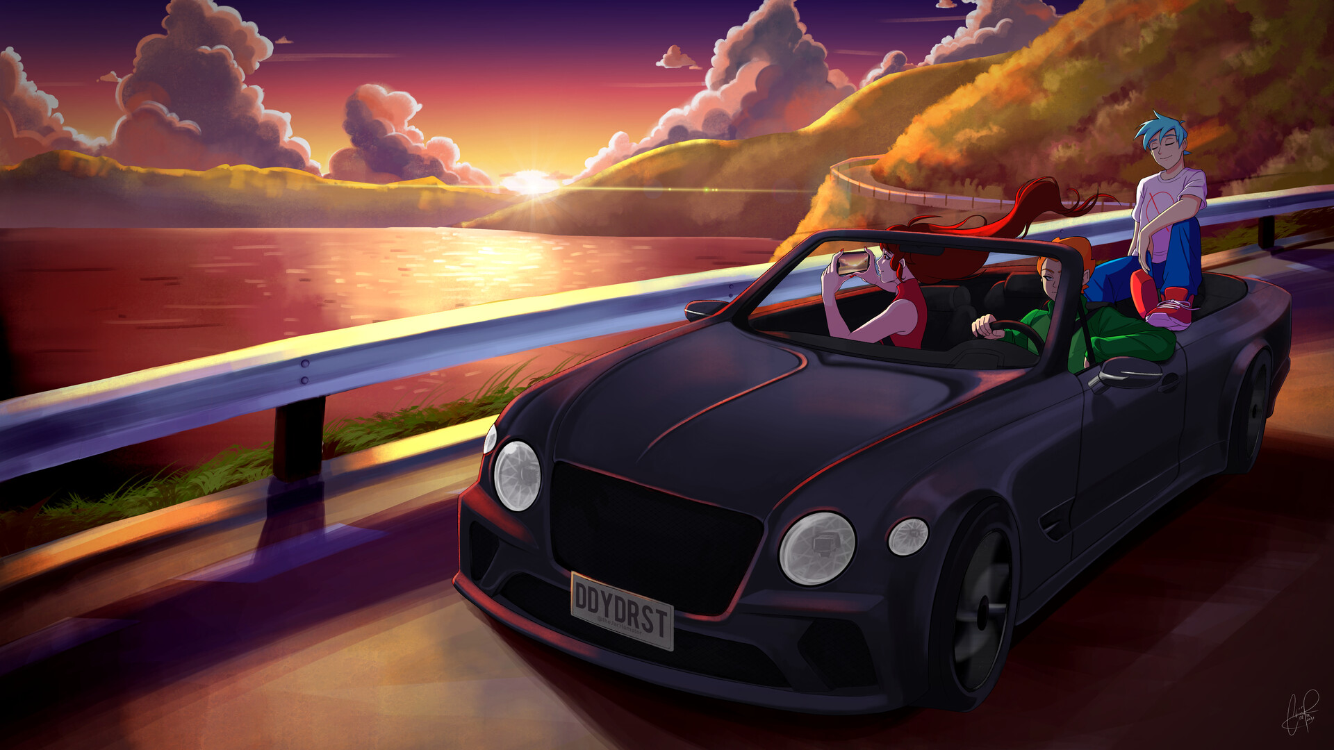 Friday Night Funkin' HD: Sunset Ride Groove