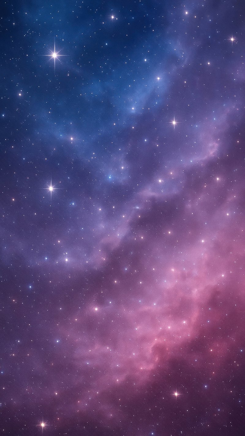 Vibrant cosmic starscape wallpaper. Free Photo Illustration