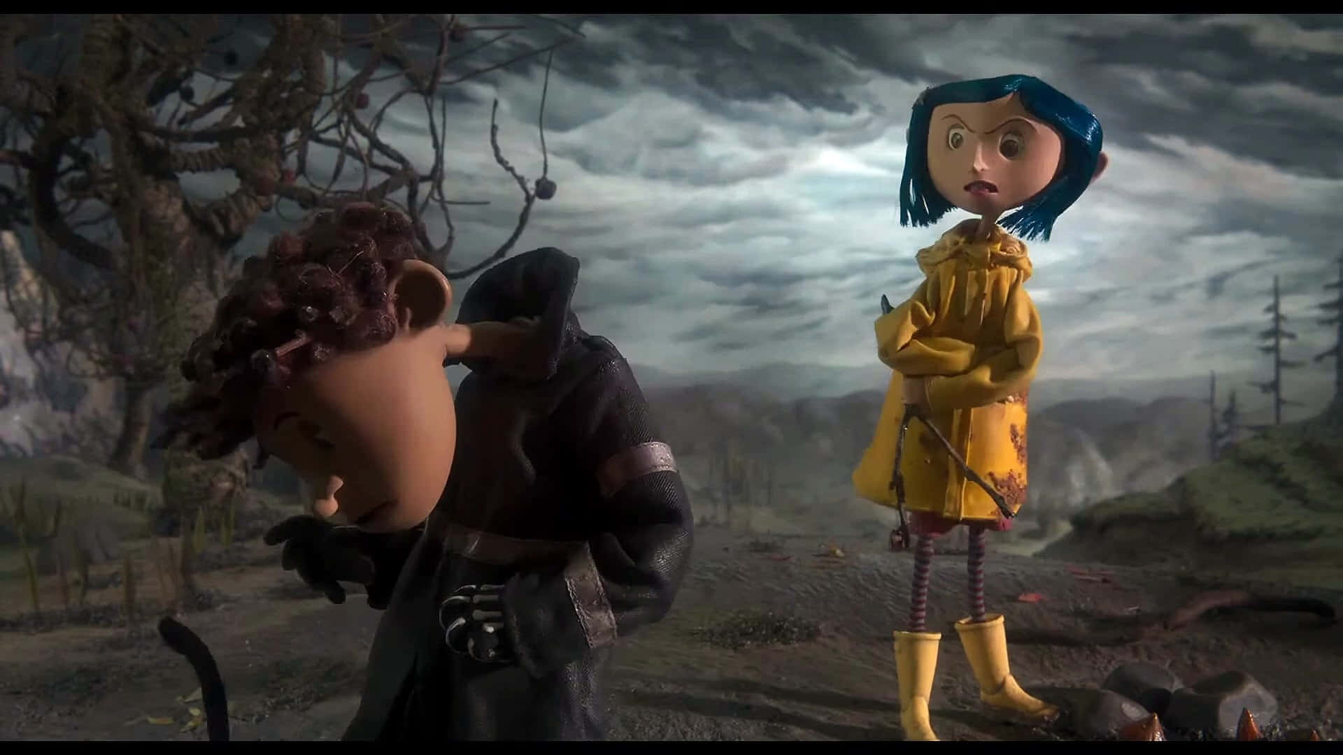 Download Coraline experiencing the worlds beyond her door