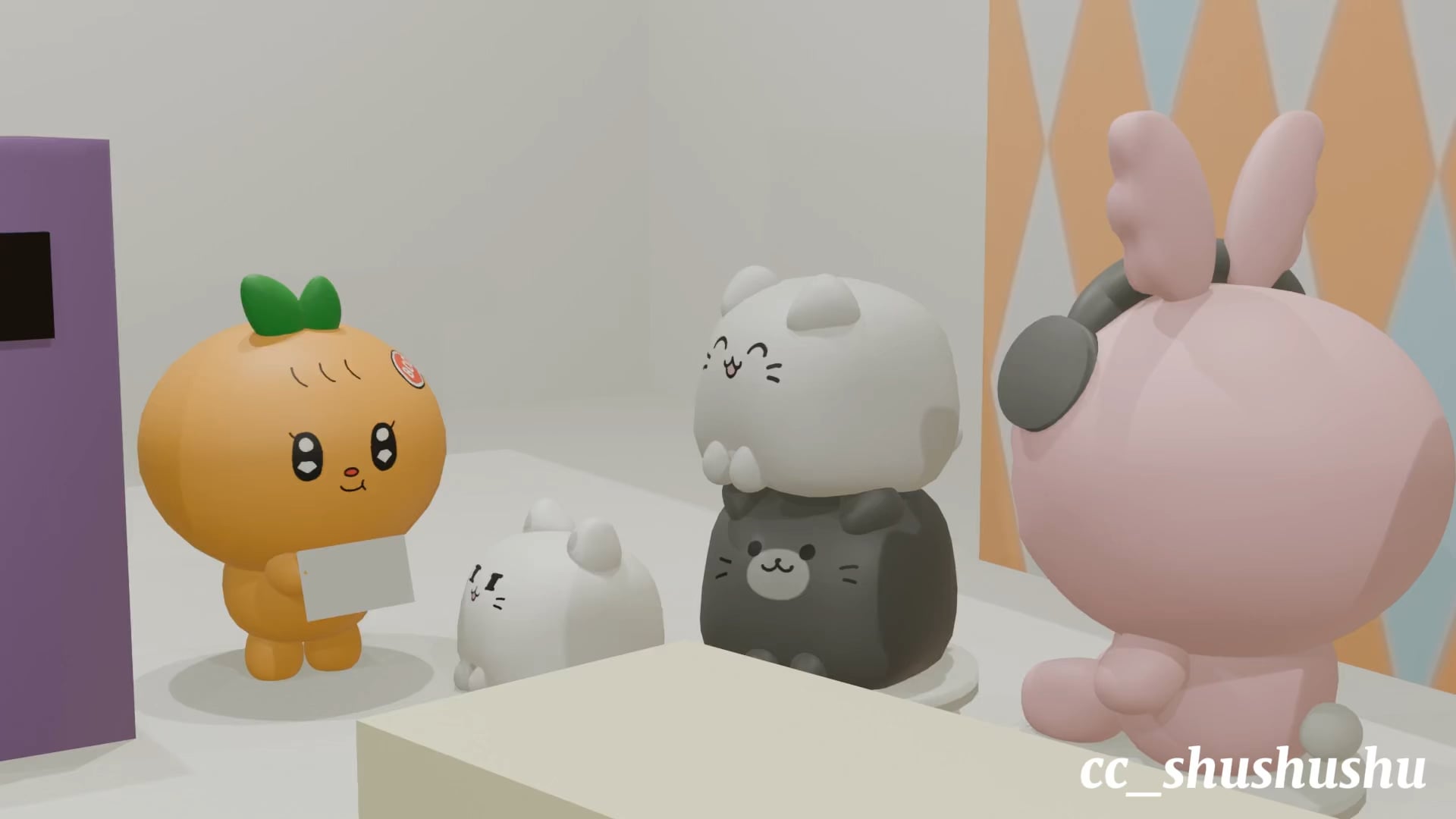 Whisper game 3D Miniteen animation