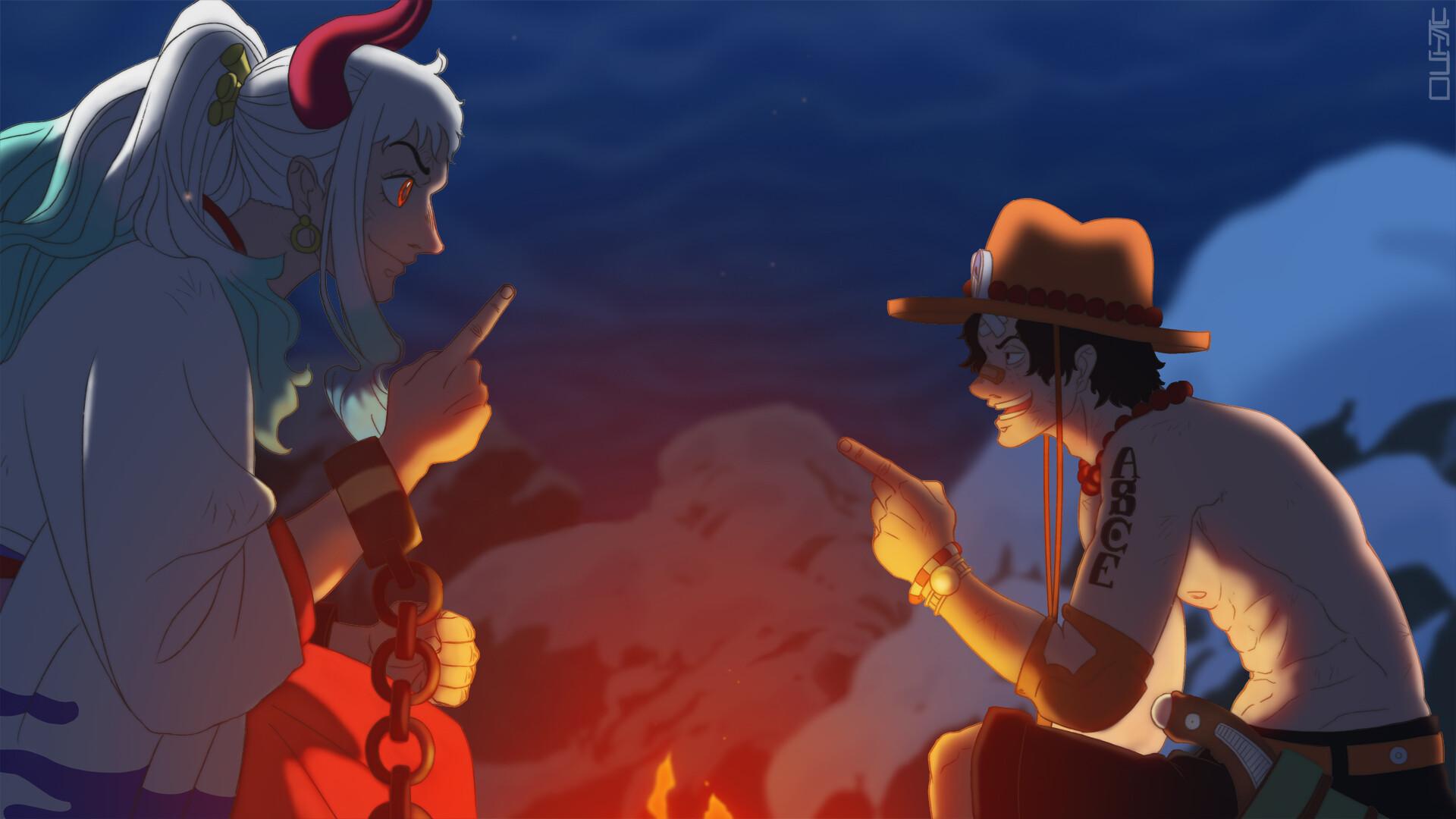 YAMATO AND ACE (ONE PIECE EP. 1015)