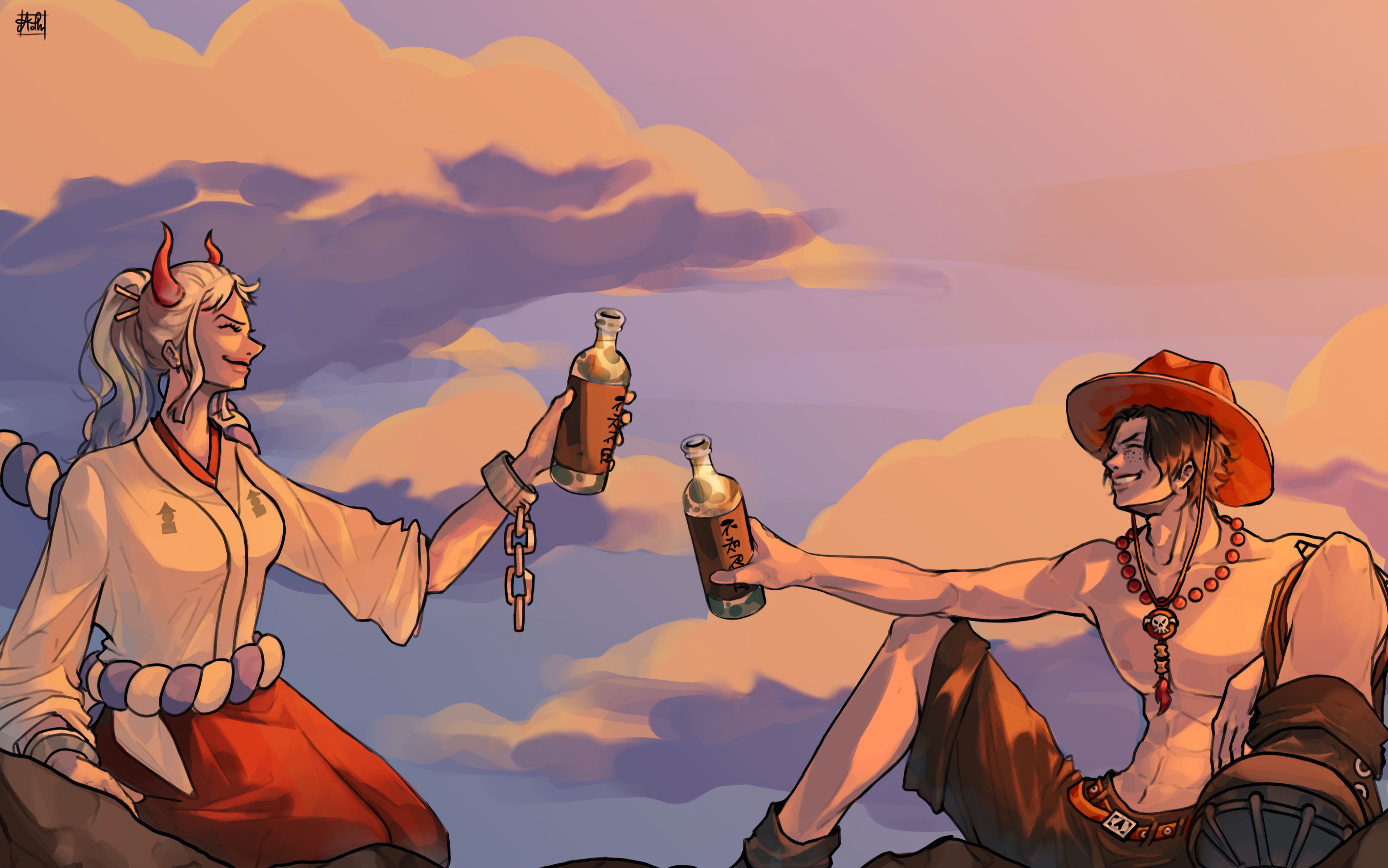 A.Phu Illustrations and Yamato!!! #ONEPIECE #onepiece999 #onepiecefanart #fanart #Ace #onepieceace #aceonepiece #Yamato #onepieceyamato #yamatoonepiece #opspoilers