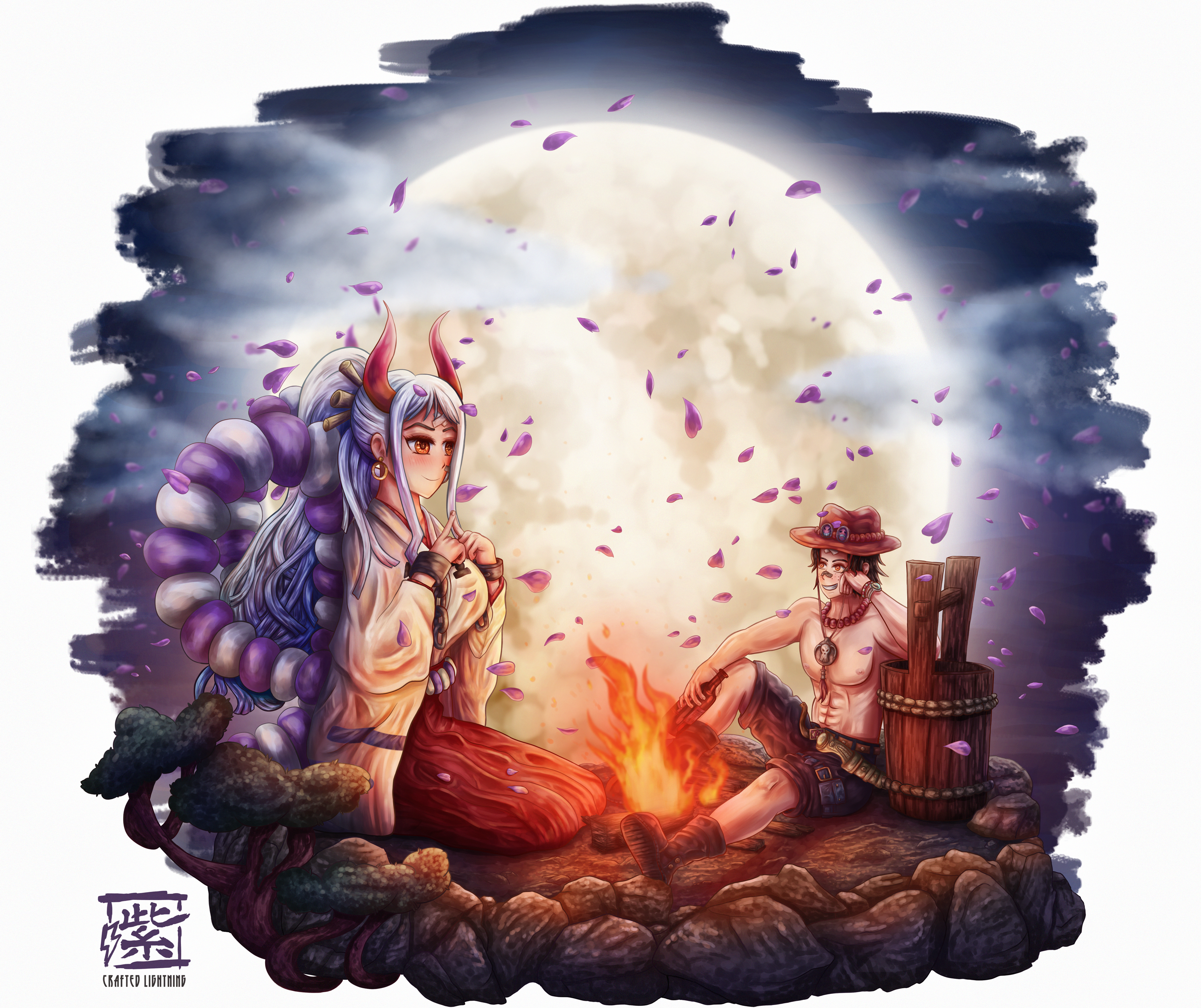 Download Portgas D. Ace Yamato (One Piece) Anime One Piece HD Wallpaper